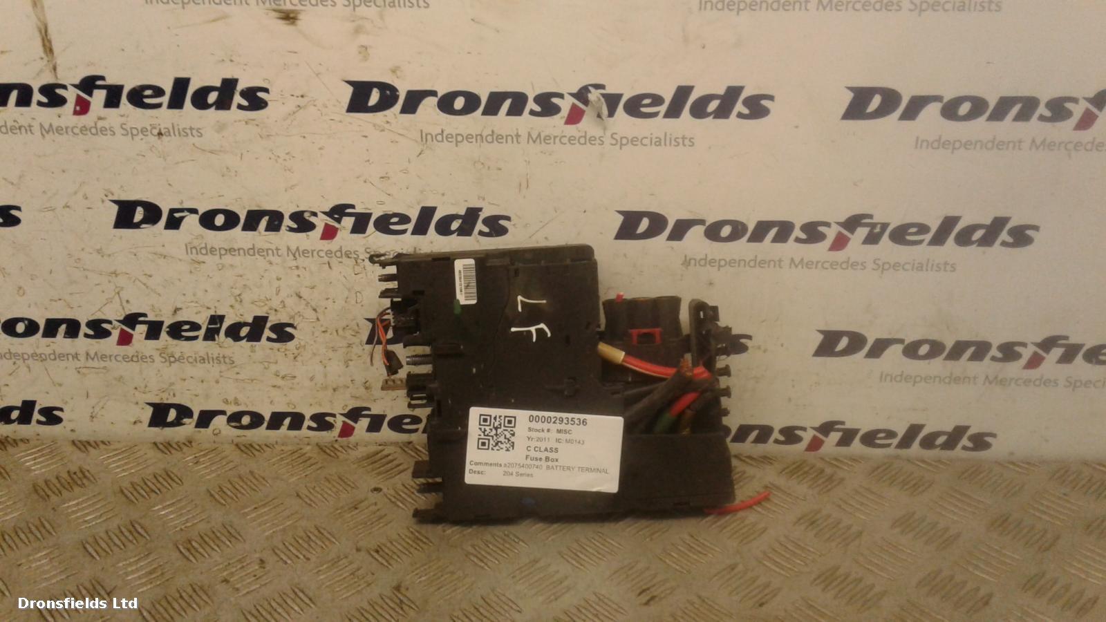 View Auto part Fuse Box Mercedes C Class 2011