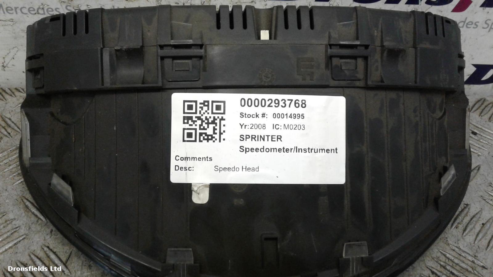 View Auto part Speedometer Mercedes Sprinter 2008