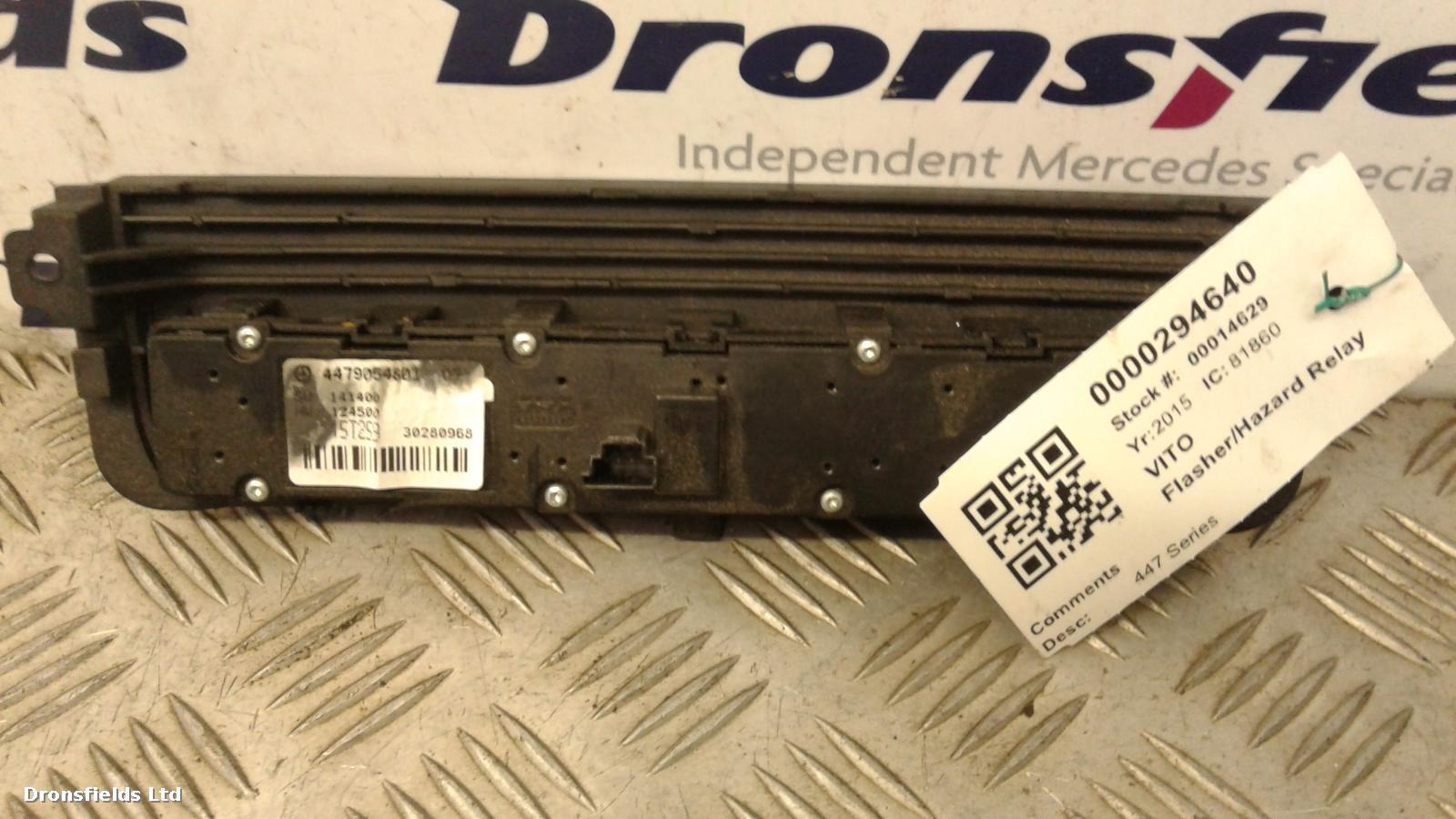 View Auto part Flasher/Hazard Relay Mercedes Vito 2015
