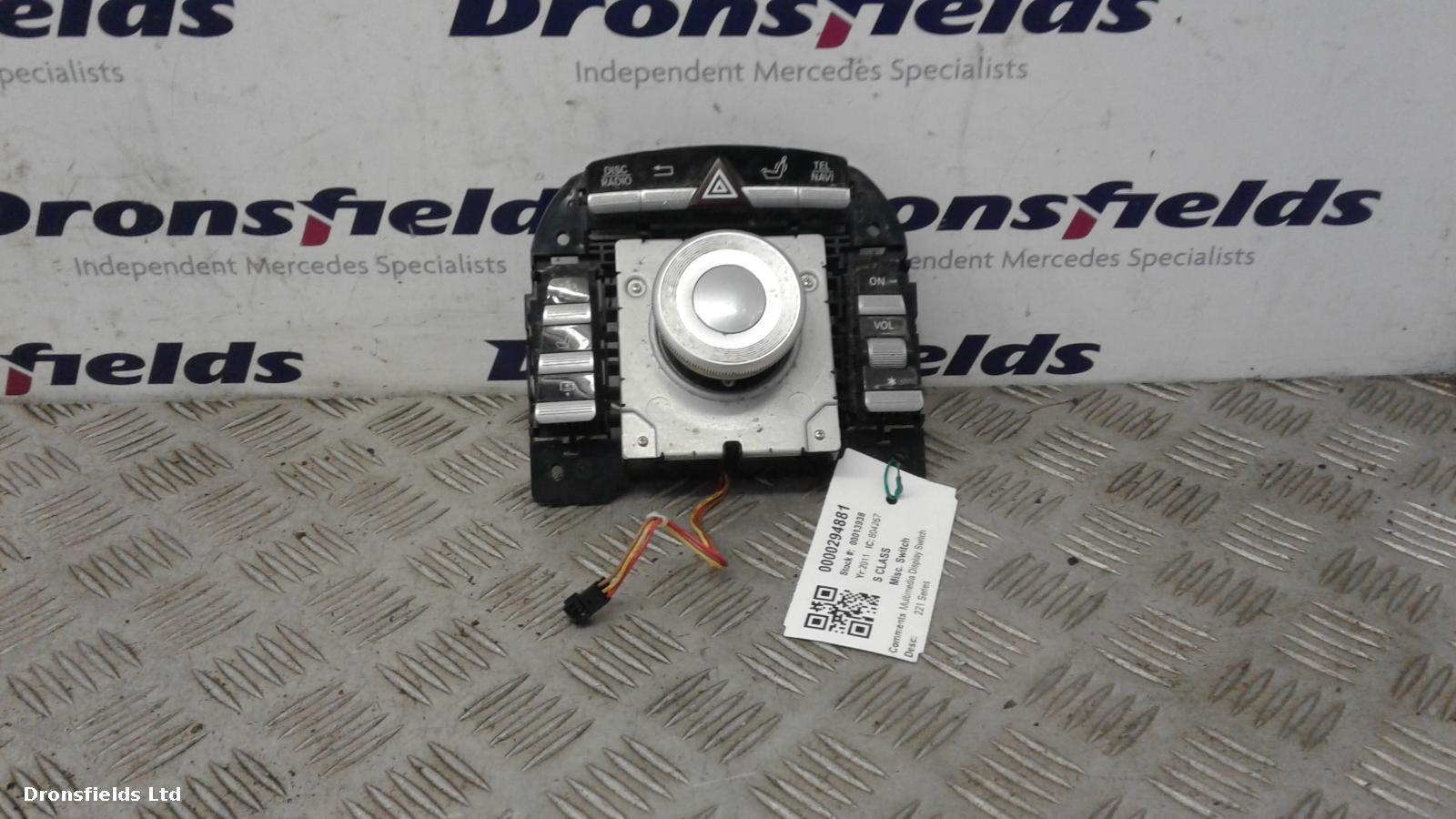 View Auto part Misc Switch Mercedes S Class 2011