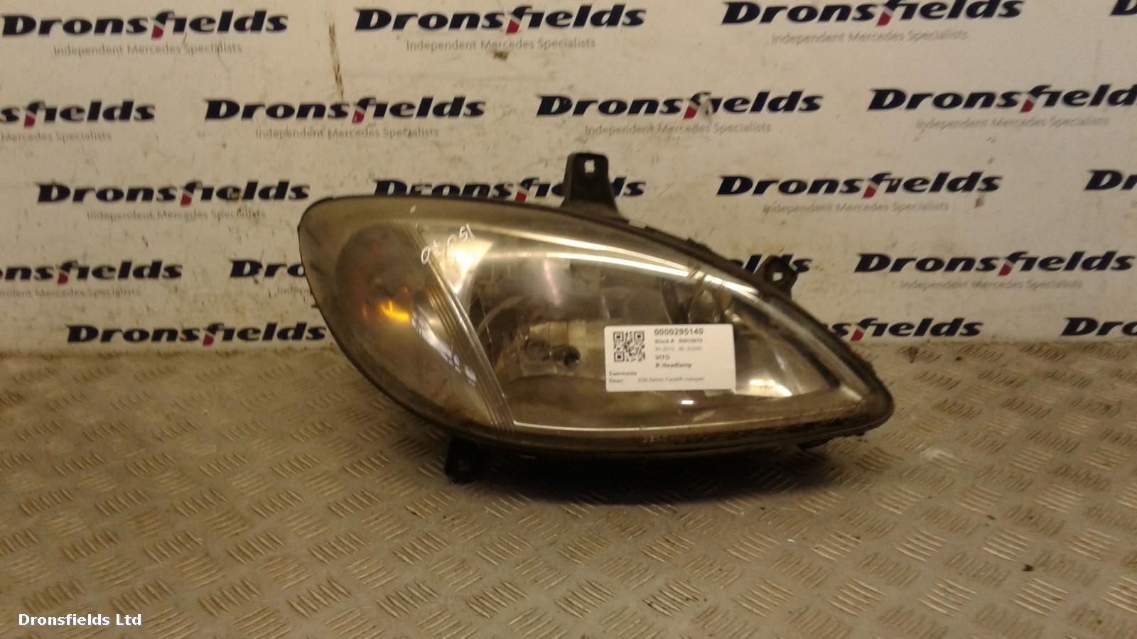 View Auto part R Headlamp Mercedes Vito 2010