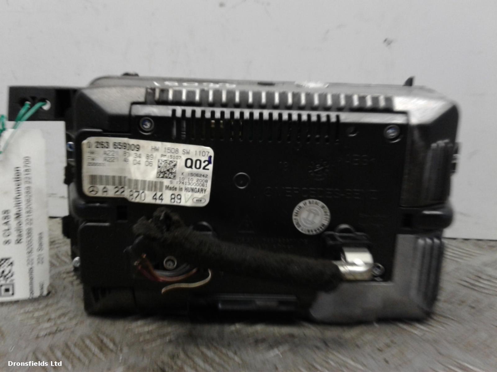 View Auto part Radio Display Mercedes S Class 2009