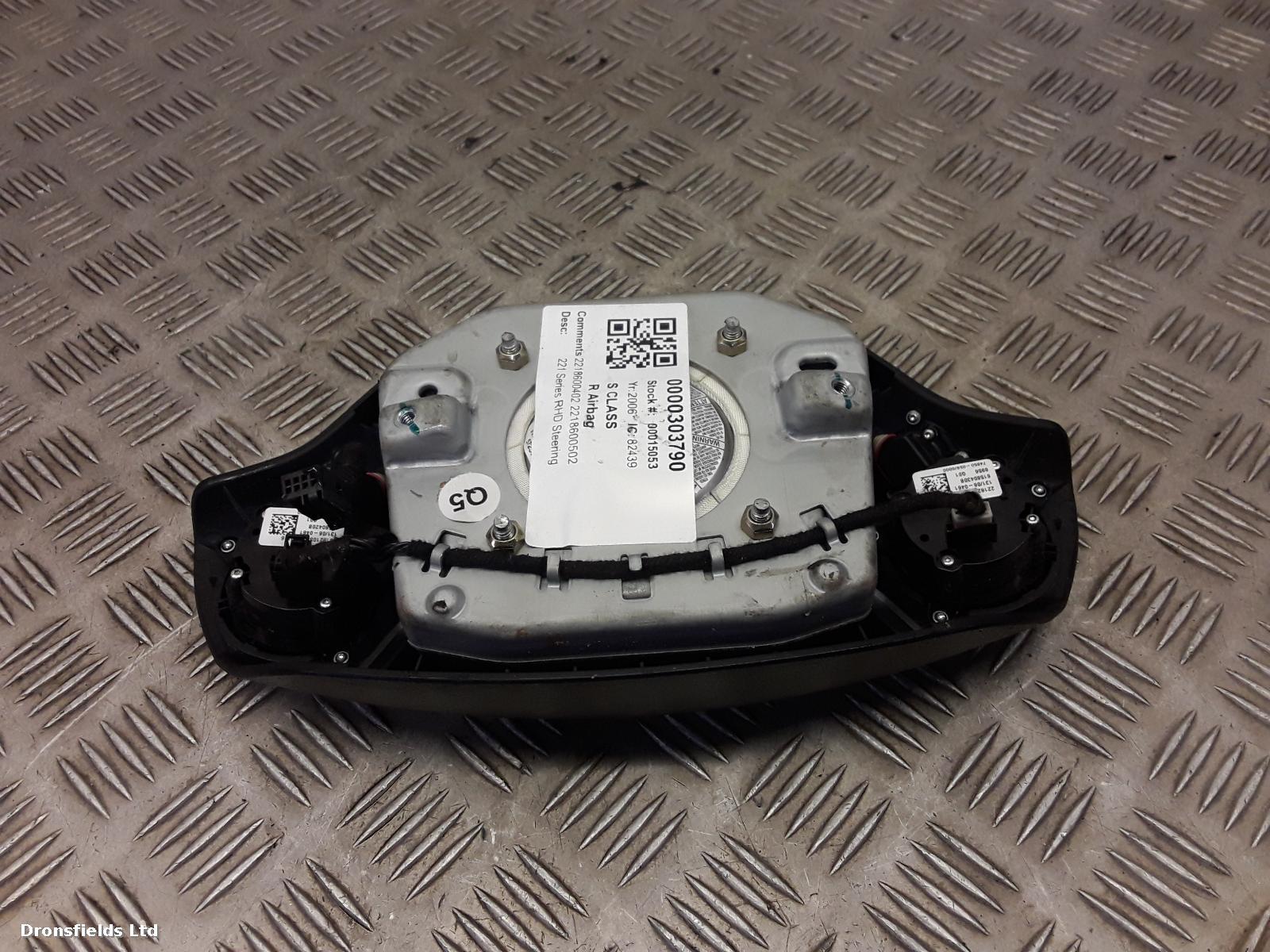 View Auto part R Air Bag Mercedes S Class 2006