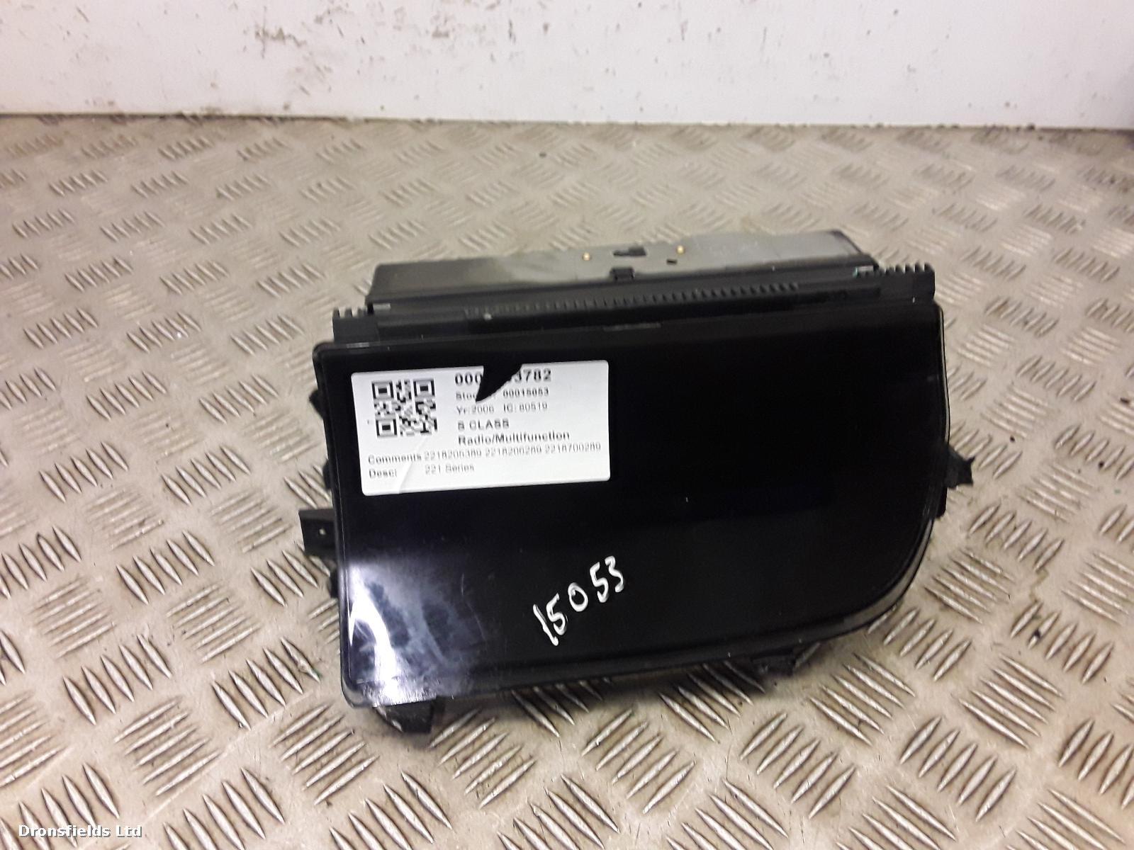 View Auto part Radio Display Mercedes S Class 2006