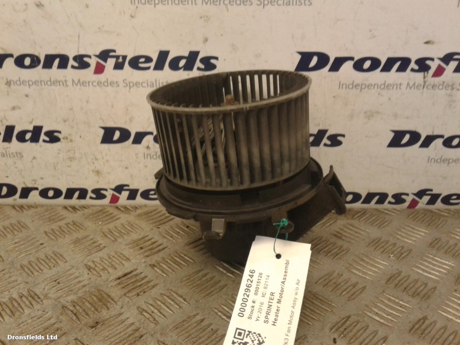 View Auto part Heater Motor/Assembly Mercedes Sprinter 2016