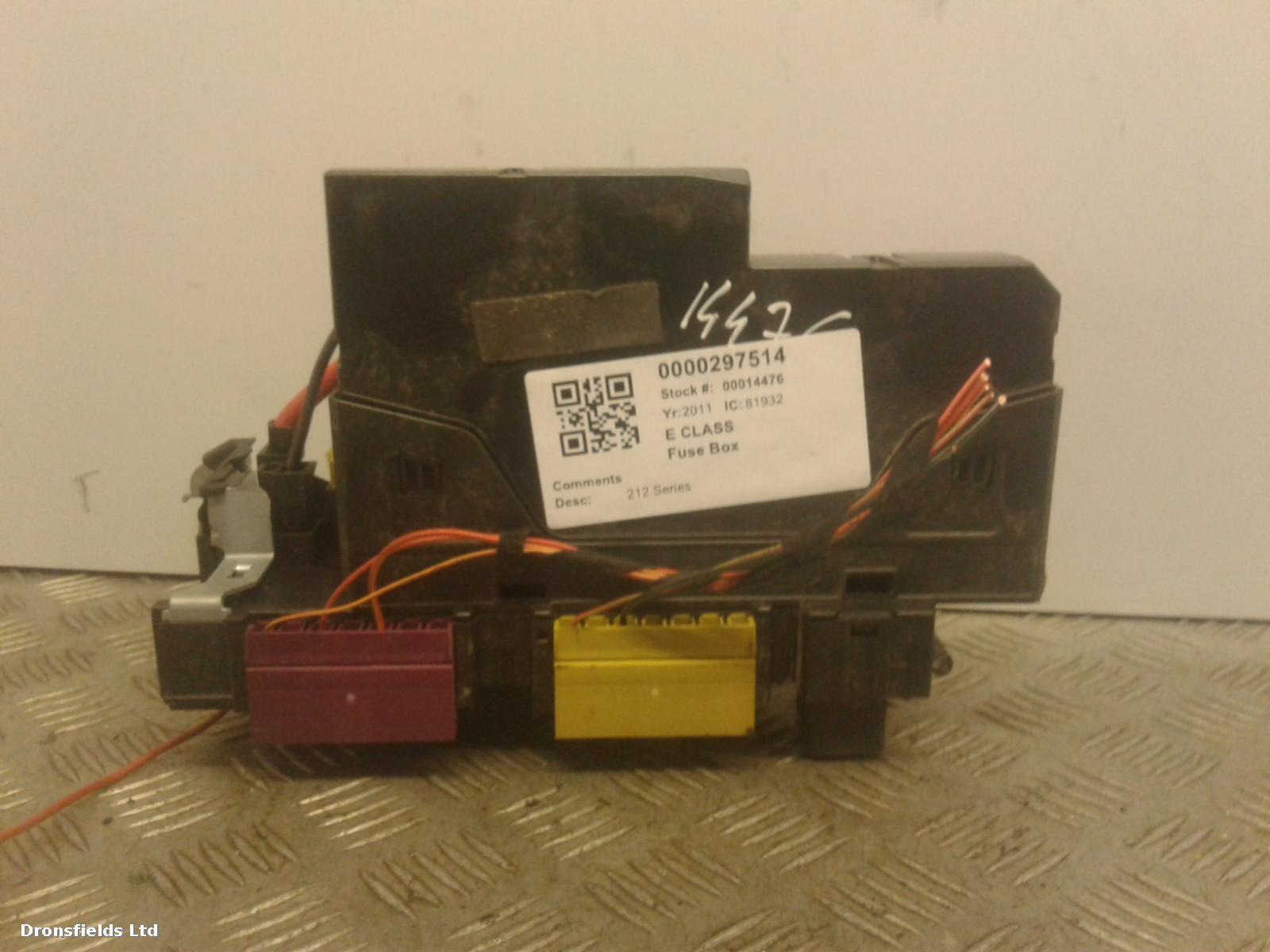 View Auto part Fuse Box Mercedes E Class 2011