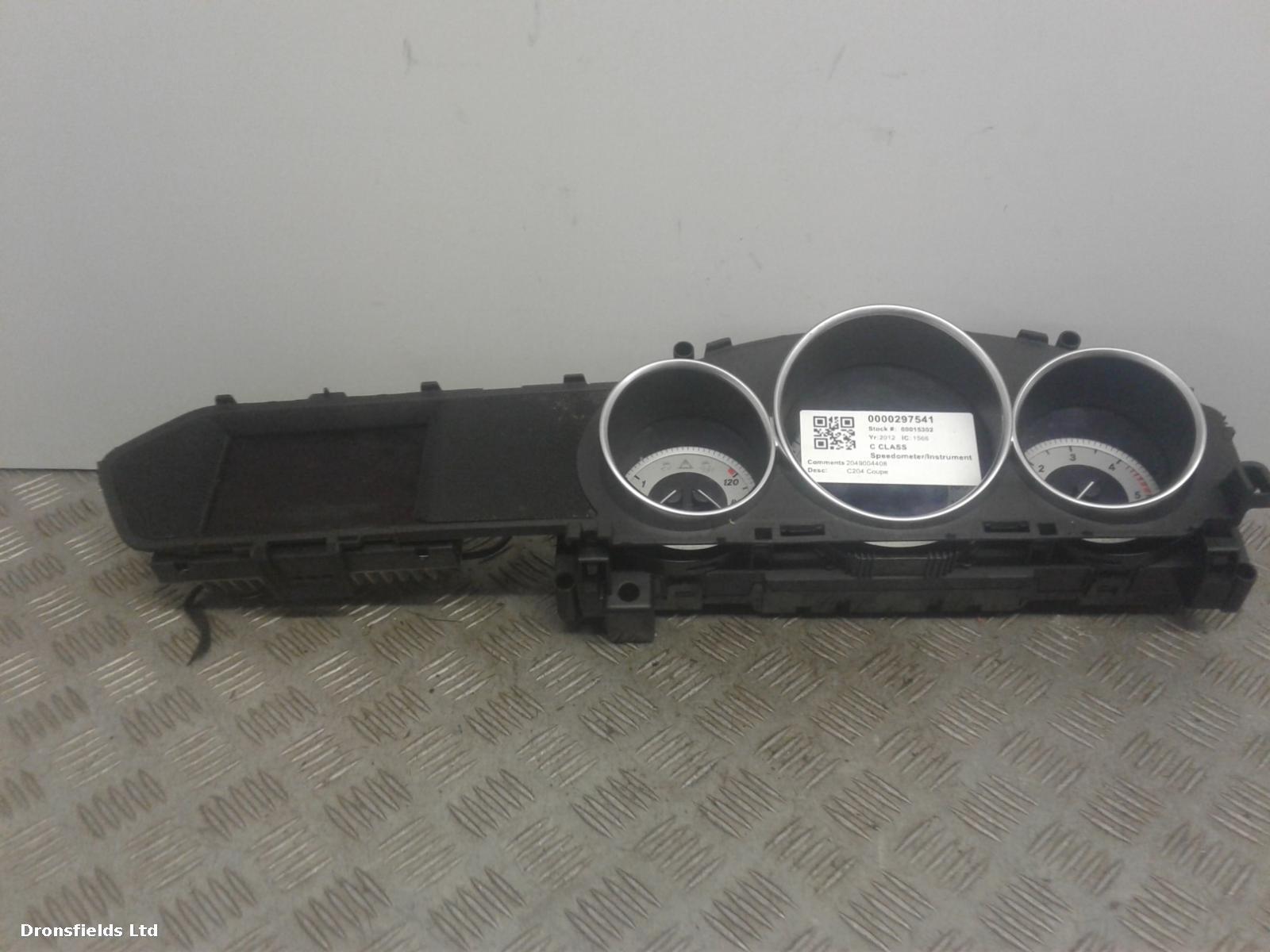 View Auto part Speedometer Mercedes C Class 2012