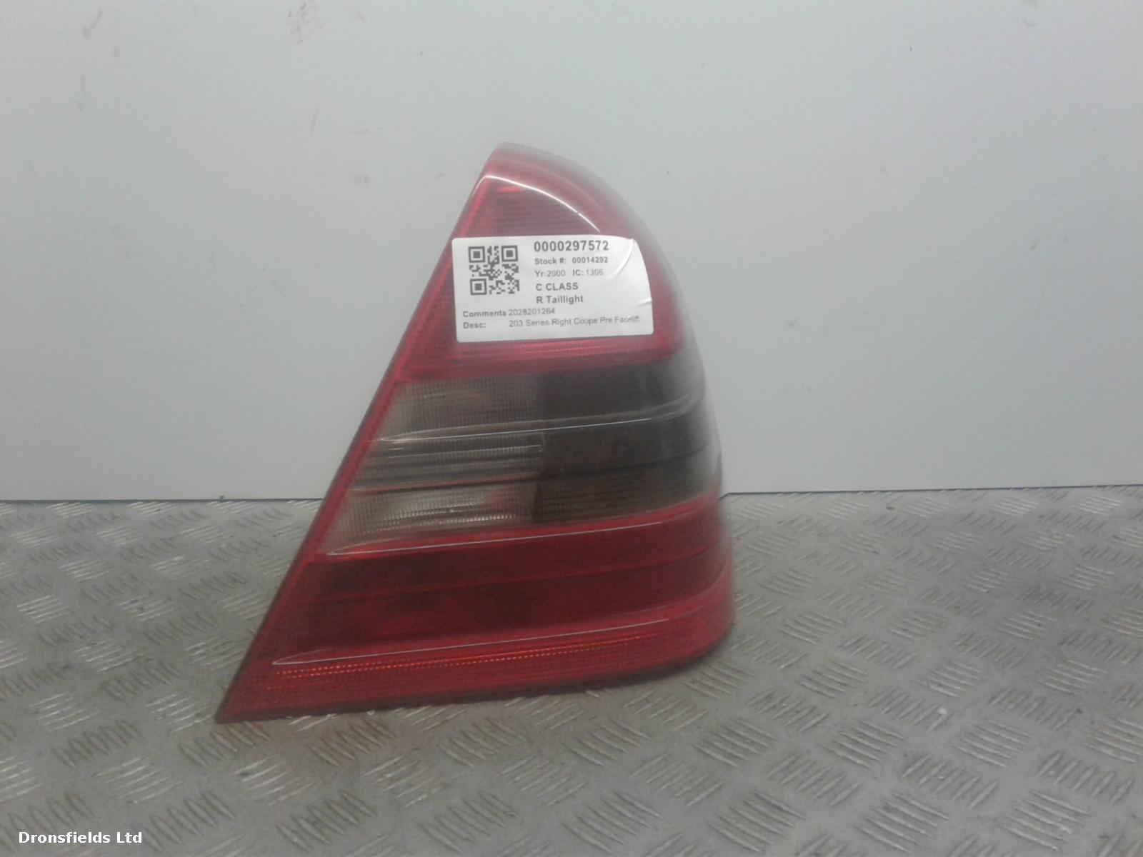 View Auto part R Taillight Mercedes C Class 2000