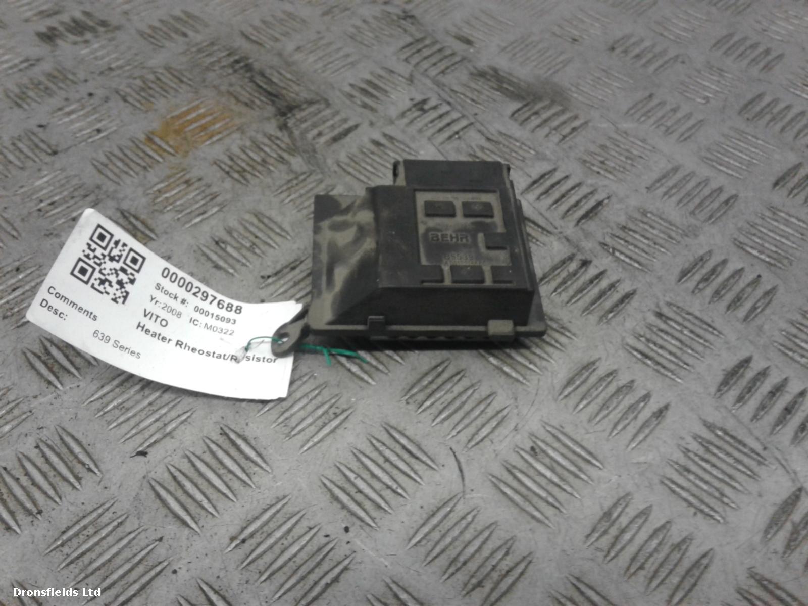 View Auto part Heater Rheostat Mercedes Vito 2008