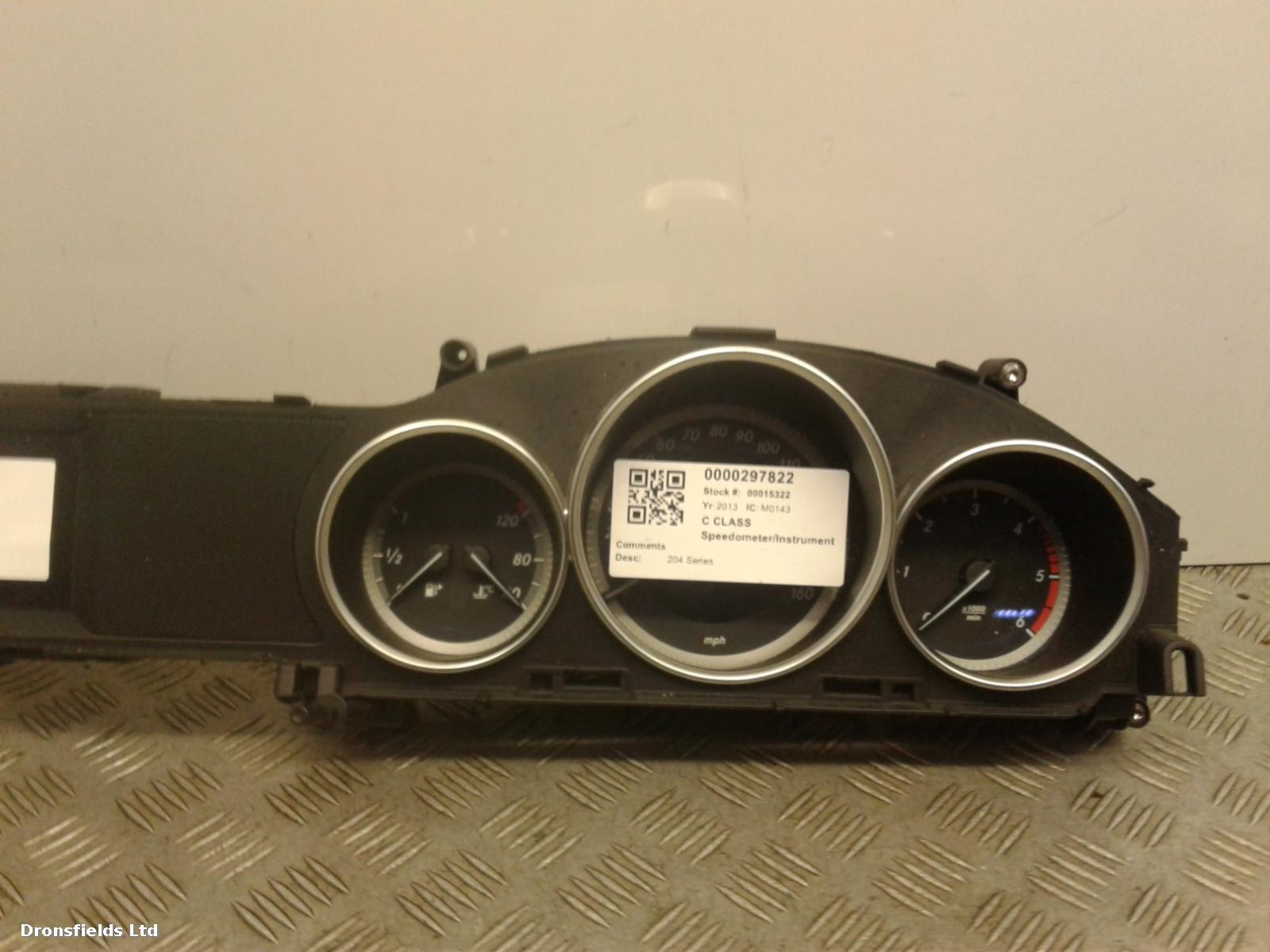 View Auto part Speedometer Mercedes C Class 2013