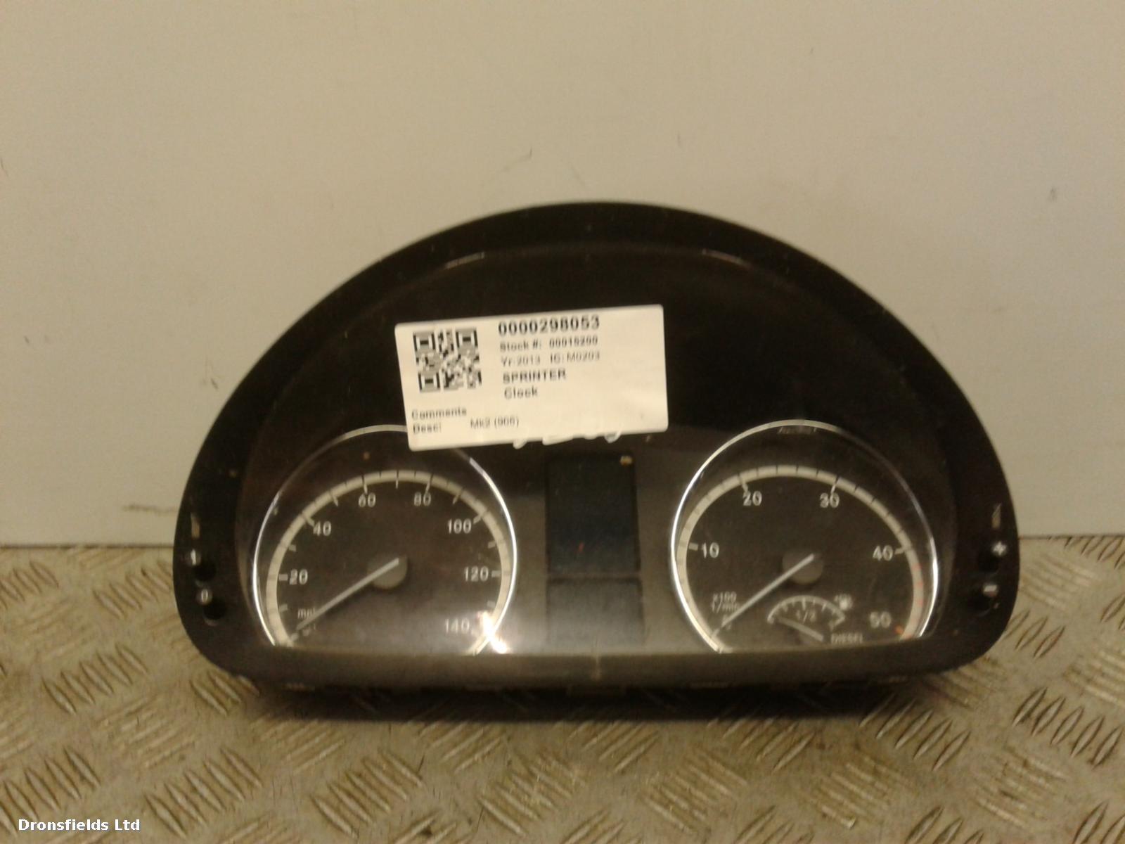 View Auto part Clock Mercedes Sprinter 2013