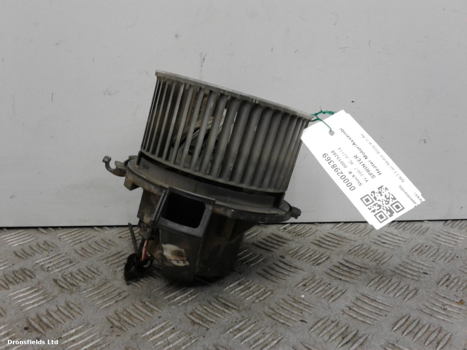View Auto part Heater Motor/Assembly Mercedes Sprinter 2007