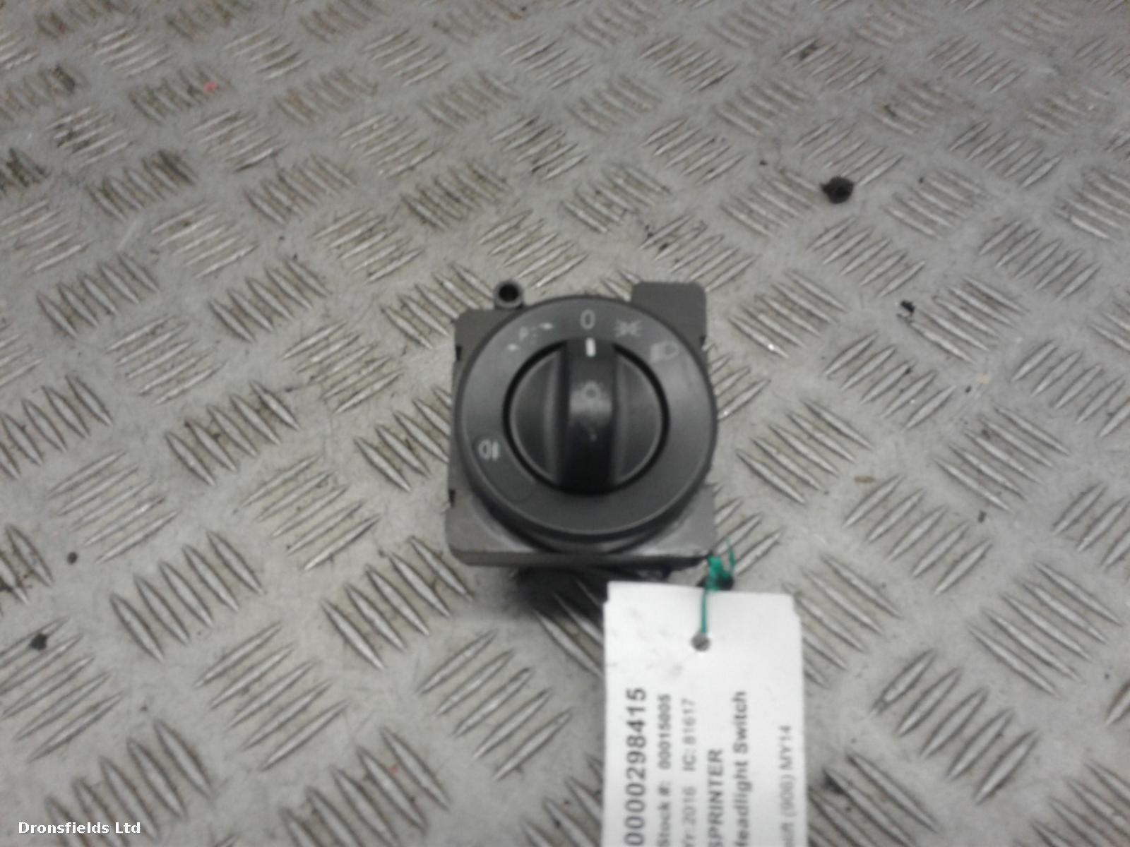 View Auto part Headlight Switch Mercedes Sprinter 2016