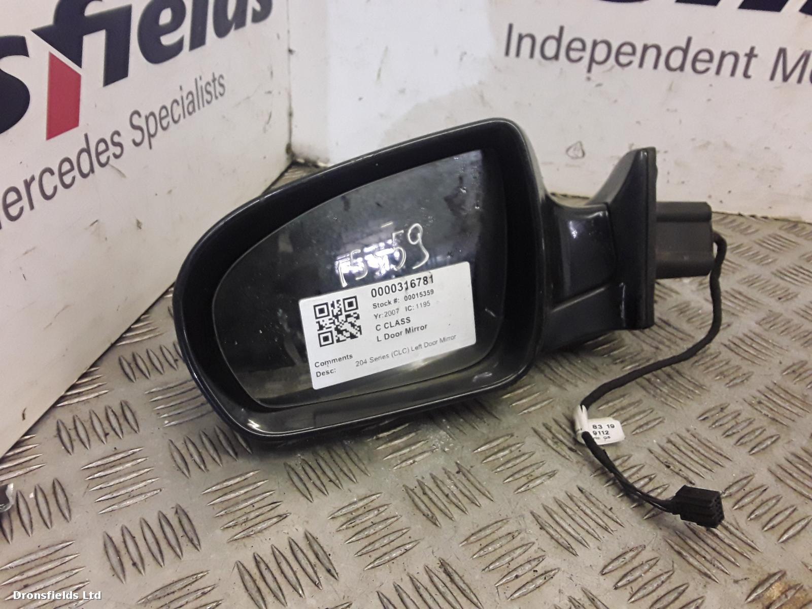 View Auto part L Door Mirror Mercedes C Class 2007