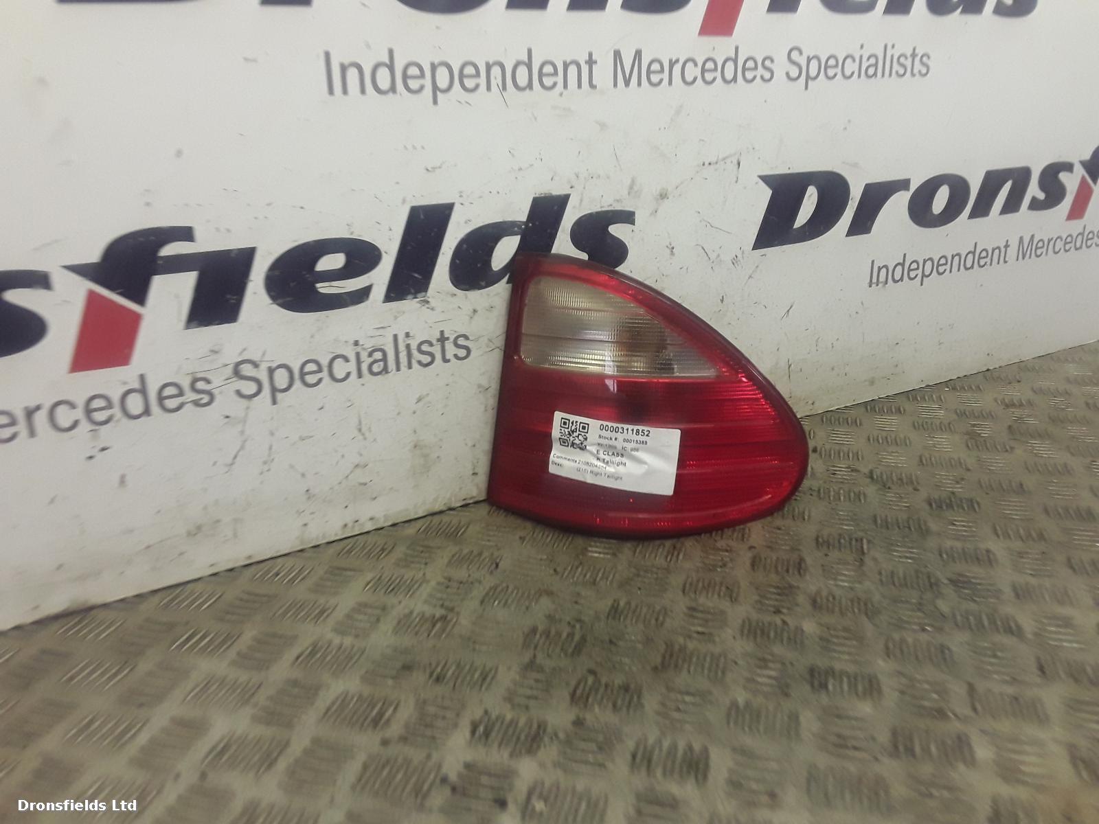 View Auto part R Taillight Mercedes E Class 1999