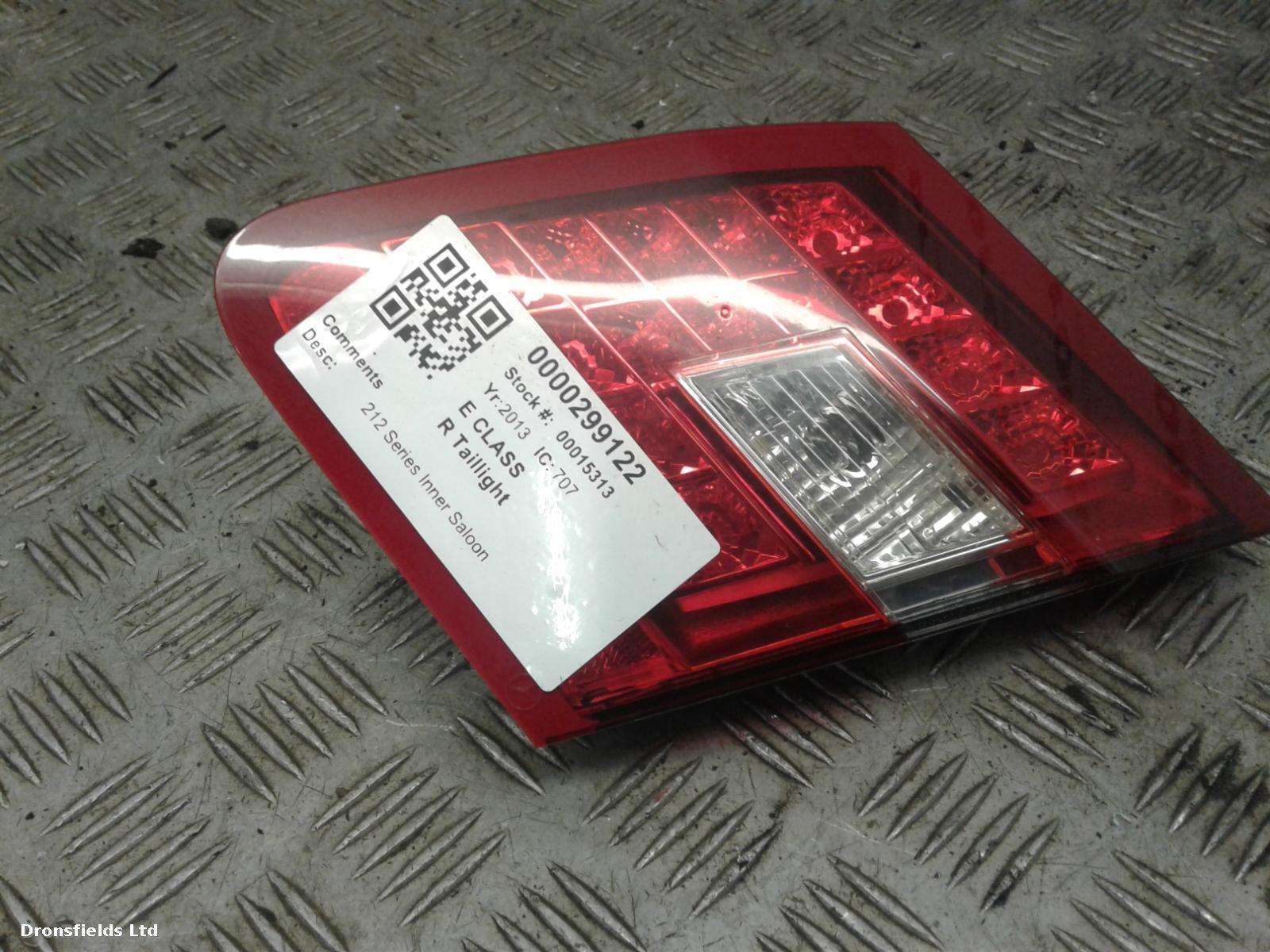 View Auto part R Taillight Mercedes E Class 2013