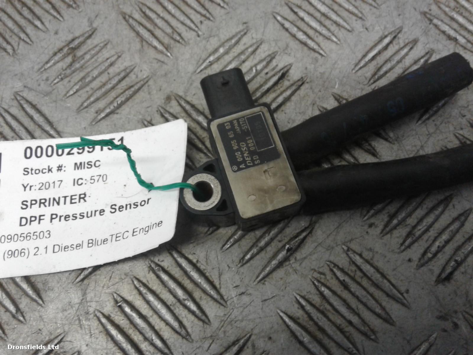View Auto part DPF Pressure Sensor Mercedes Sprinter 2017