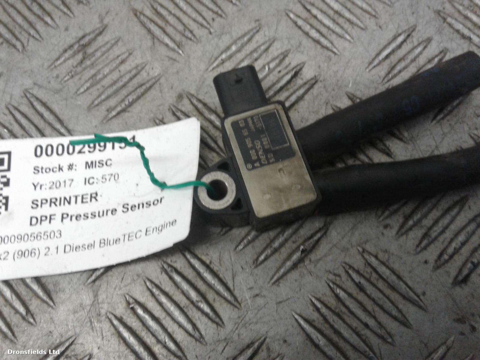 View Auto part DPF Pressure Sensor Mercedes Sprinter 2017