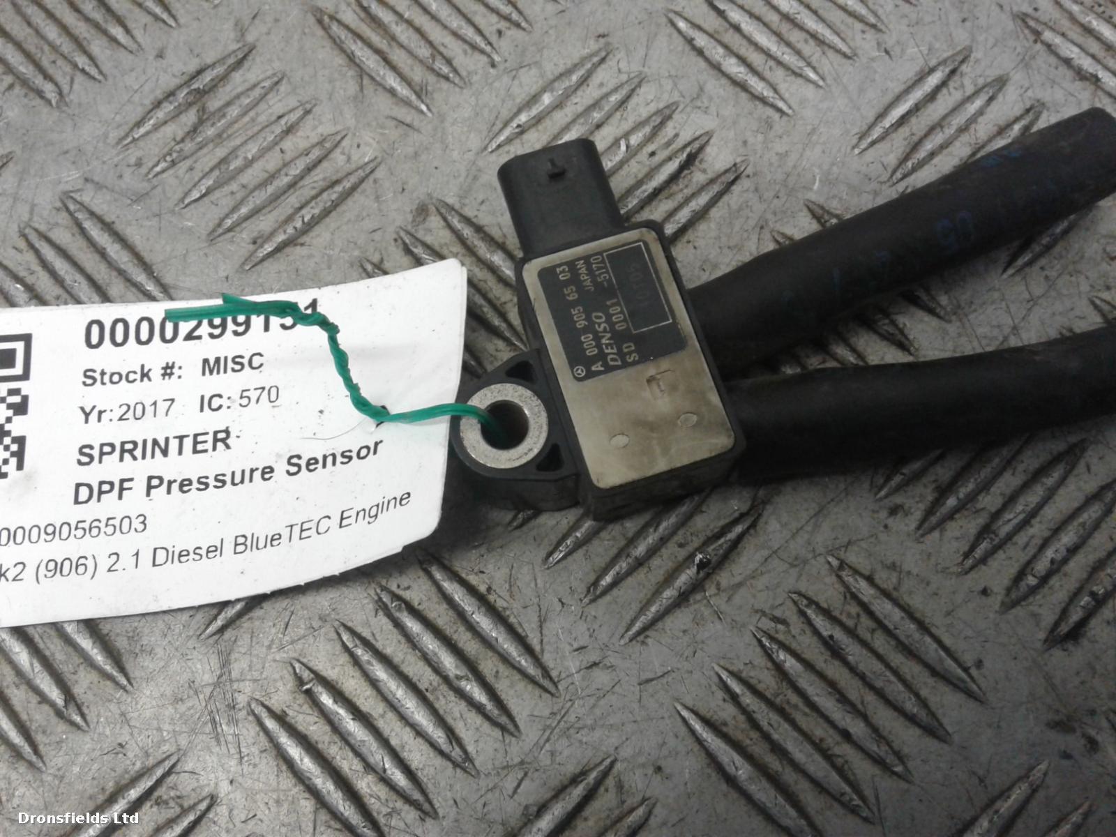 View Auto part DPF Pressure Sensor Mercedes Sprinter 2017