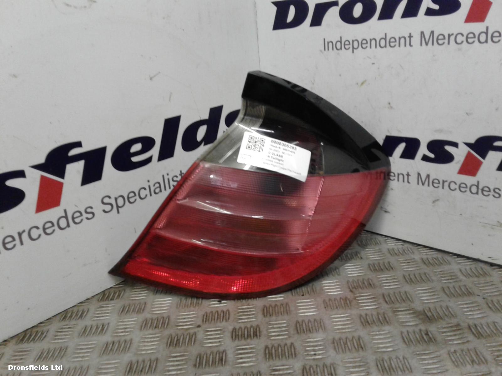 View Auto part R Taillight Mercedes C Class 2003