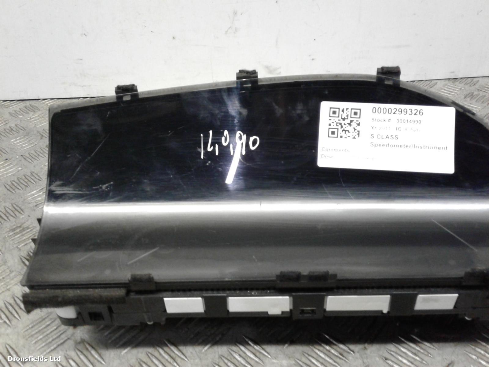 View Auto part Speedometer Mercedes S Class 2011