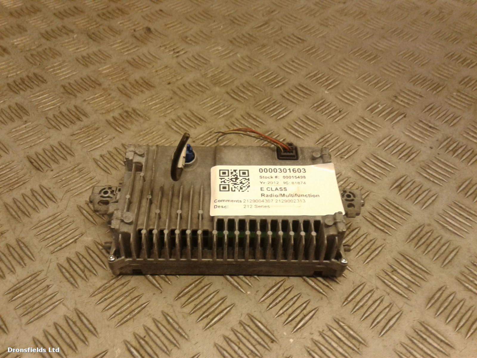 View Auto part Radio Display Mercedes E Class 2012