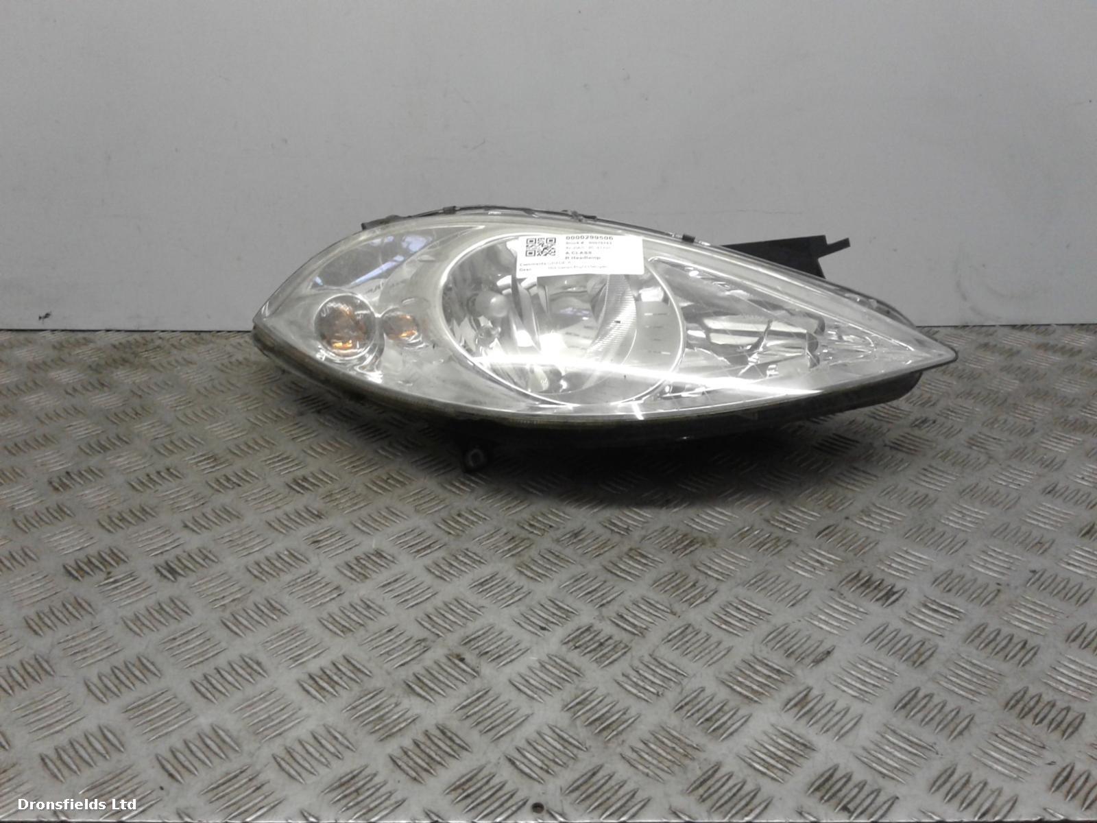 View Auto part R Headlamp Mercedes A Class 2005