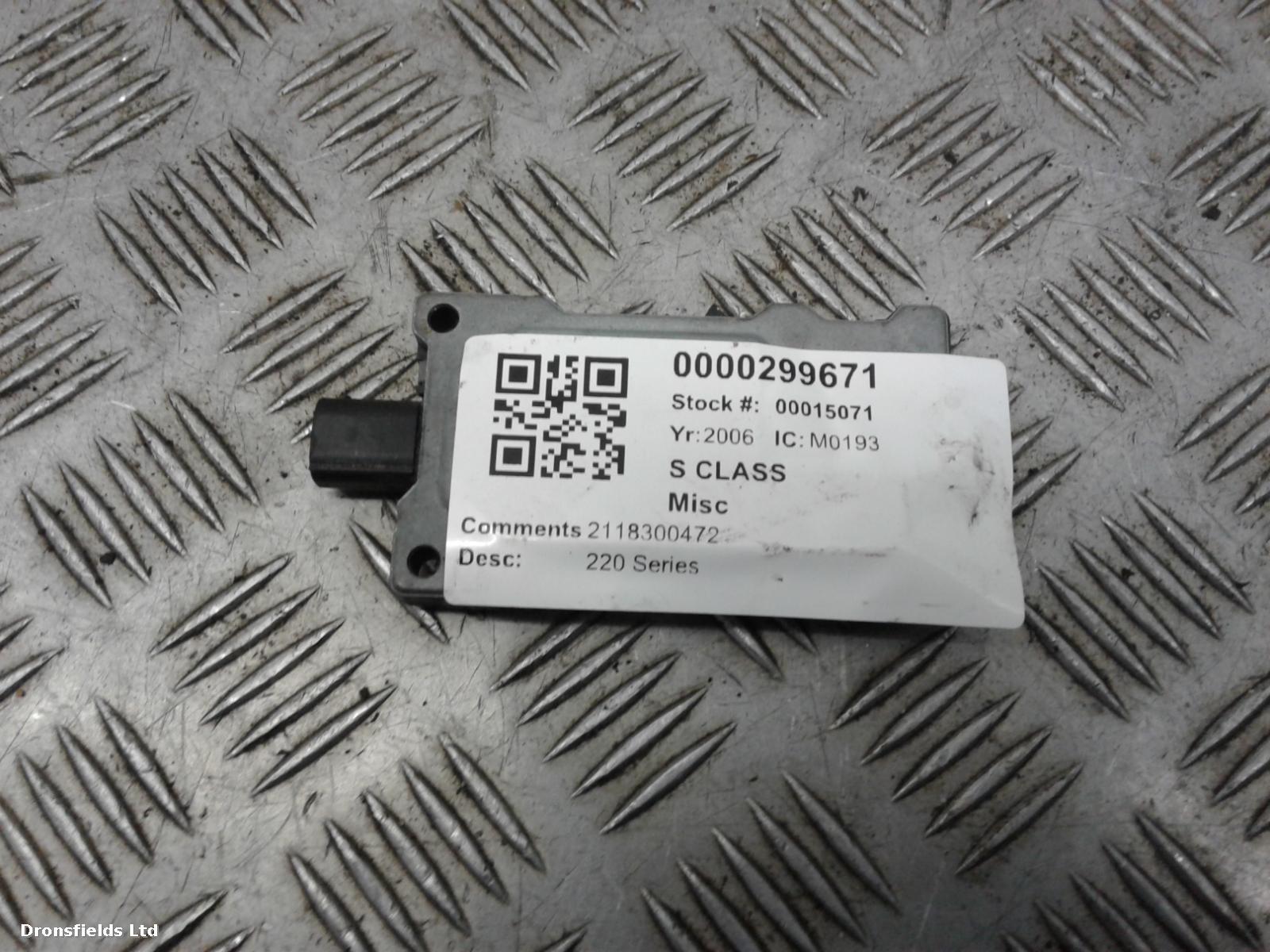 View Auto part Misc Mercedes S Class 2006