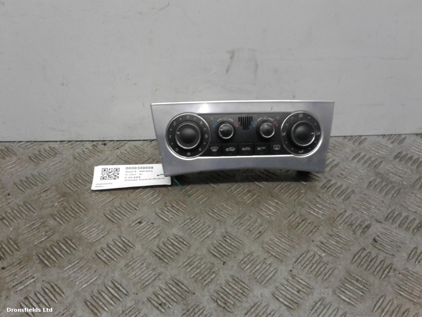 View Auto part Climate Control Module Mercedes C Class 2004