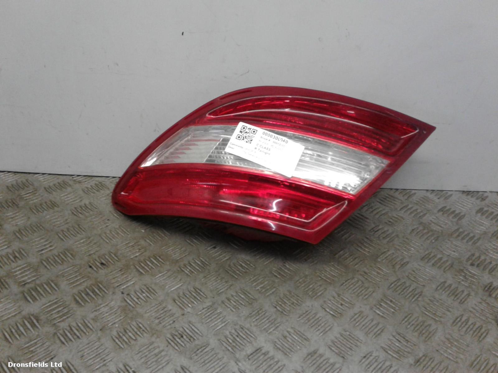 View Auto part R Taillight Mercedes C Class 2008