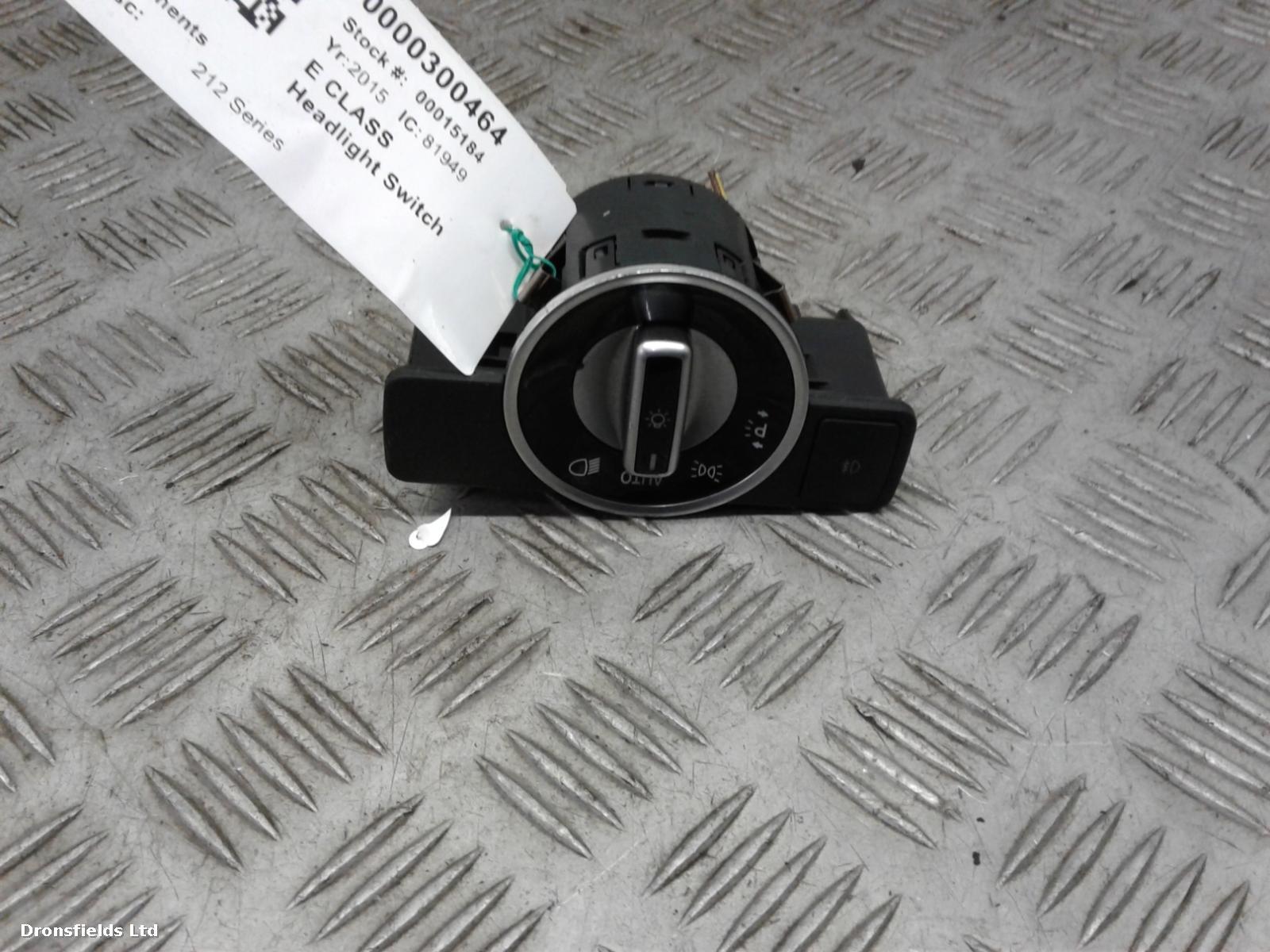 View Auto part Headlight Switch Mercedes E Class 2015