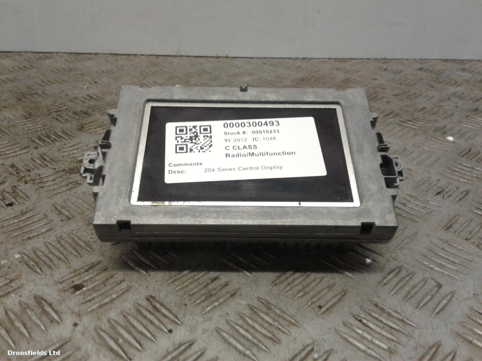 View Auto part Radio Display Mercedes C Class 2012