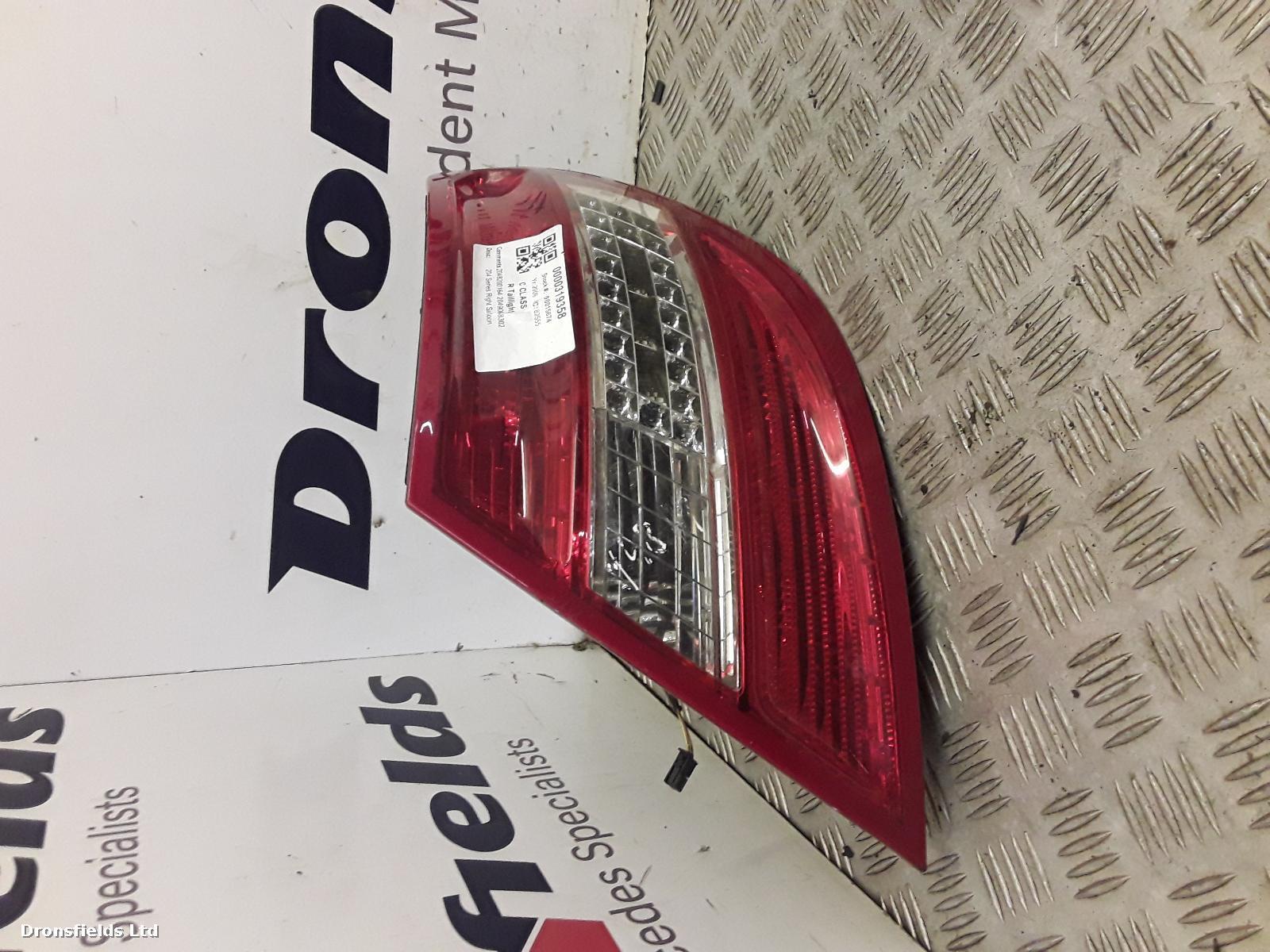 View Auto part R Taillight Mercedes C Class 2009