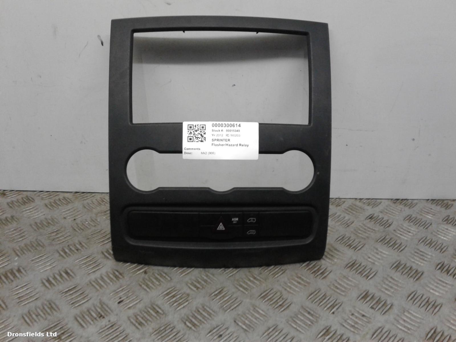 View Auto part Flasher/Hazard Relay Mercedes Sprinter 2012