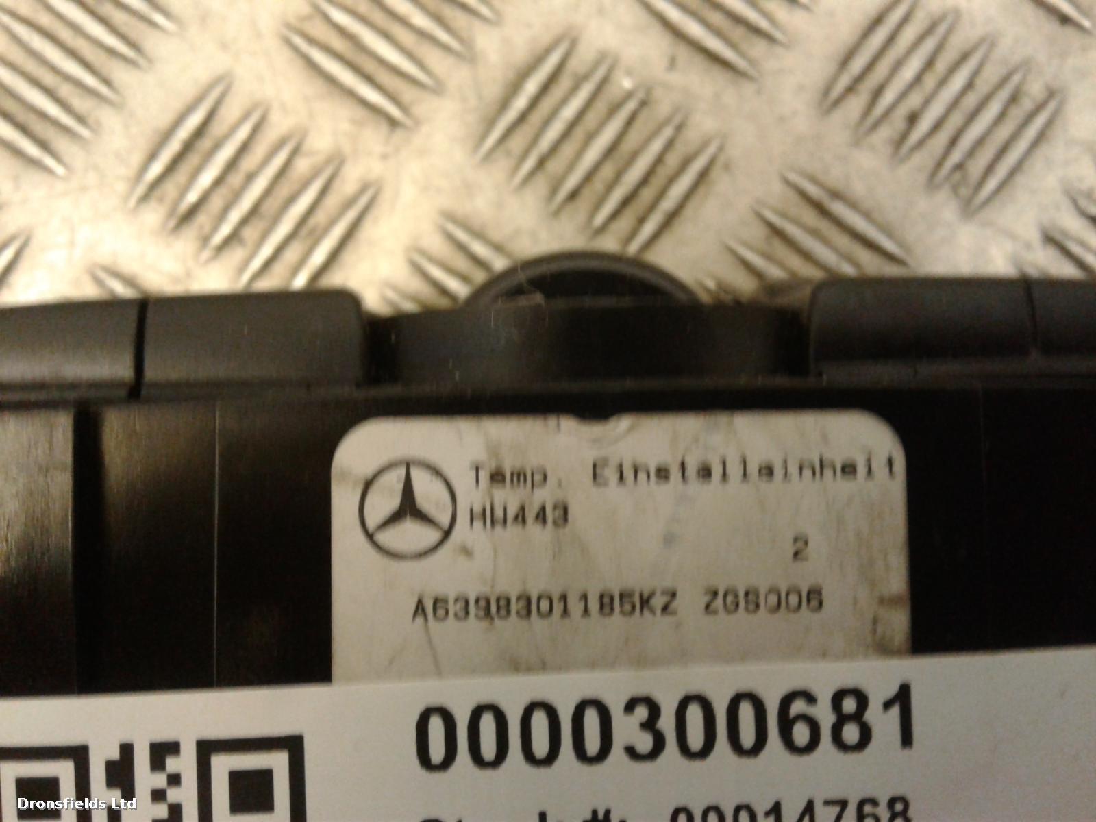 View Auto part Climate Control Module Mercedes Vito 2007