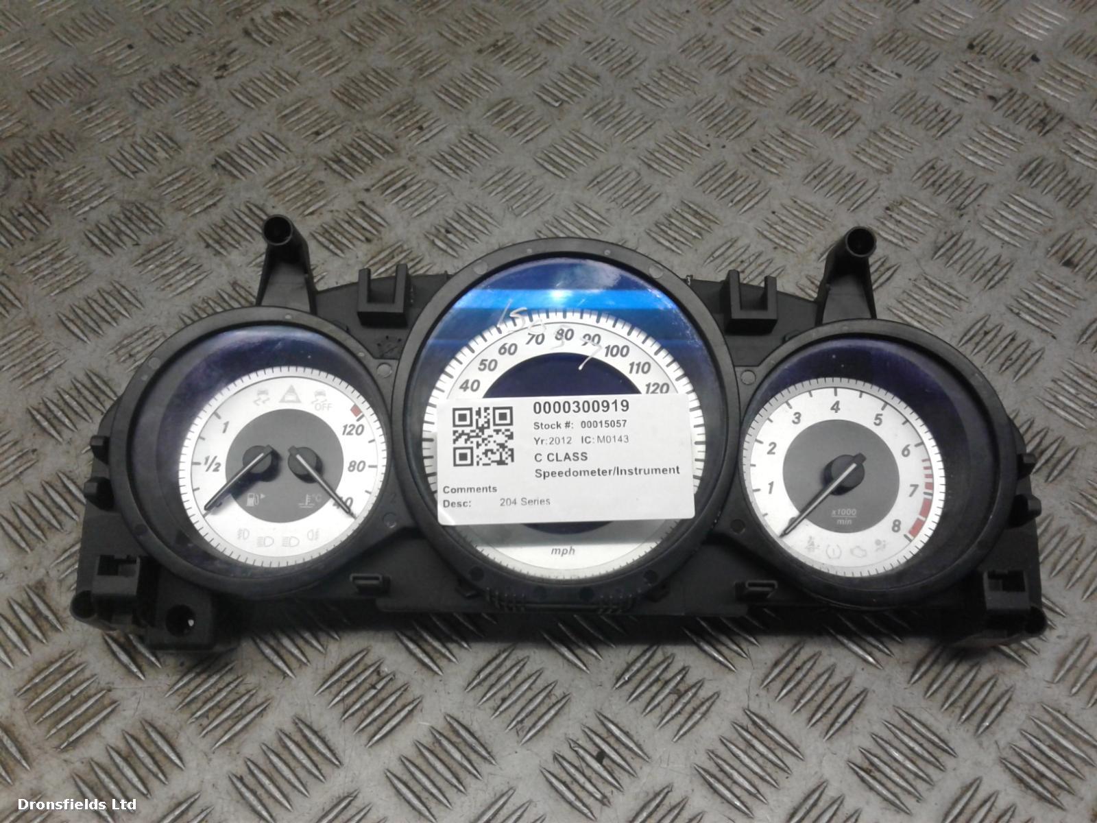 View Auto part Speedometer Mercedes C Class 2012