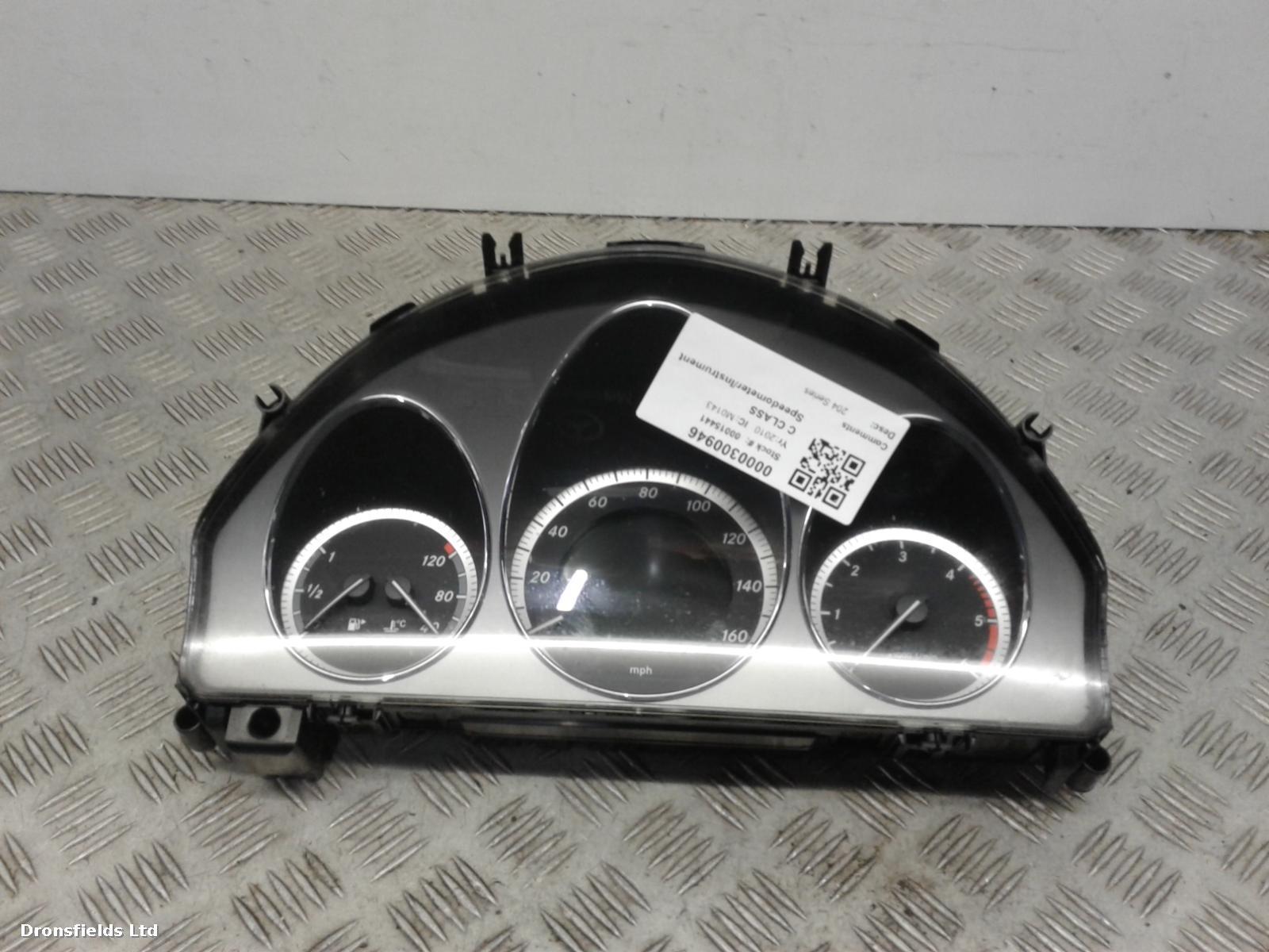 View Auto part Speedometer Mercedes C Class 2010
