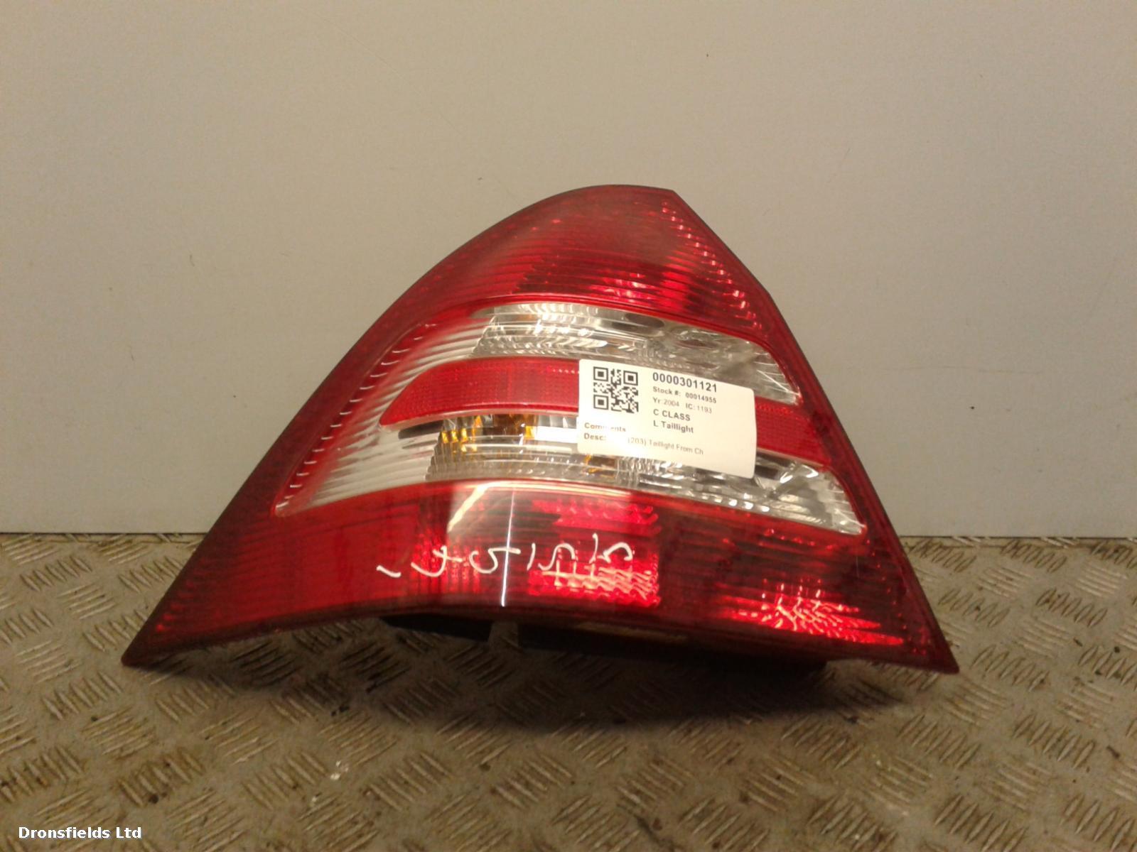 View Auto part L Taillight Mercedes C Class 2004