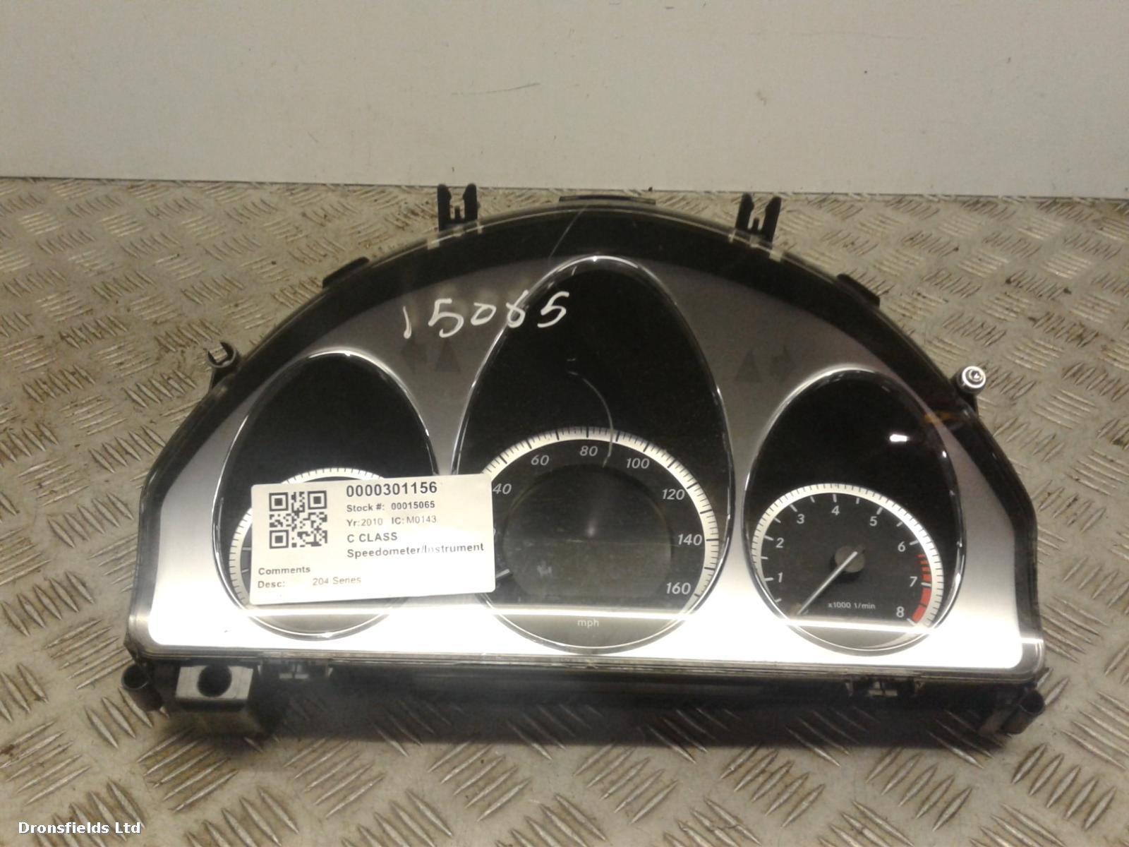 View Auto part Speedometer Mercedes C Class 2010