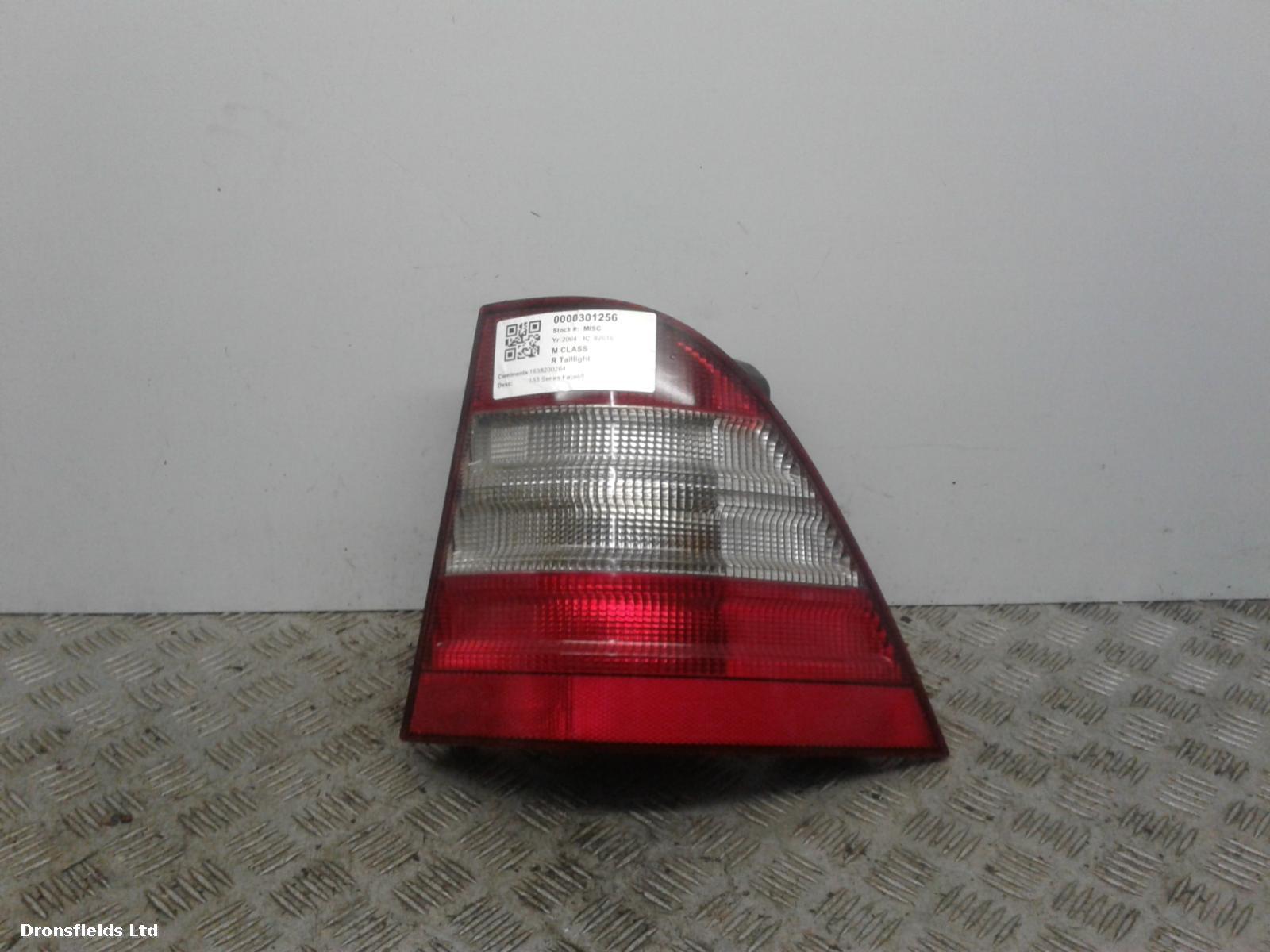 View Auto part R Taillight Mercedes M Class 2004