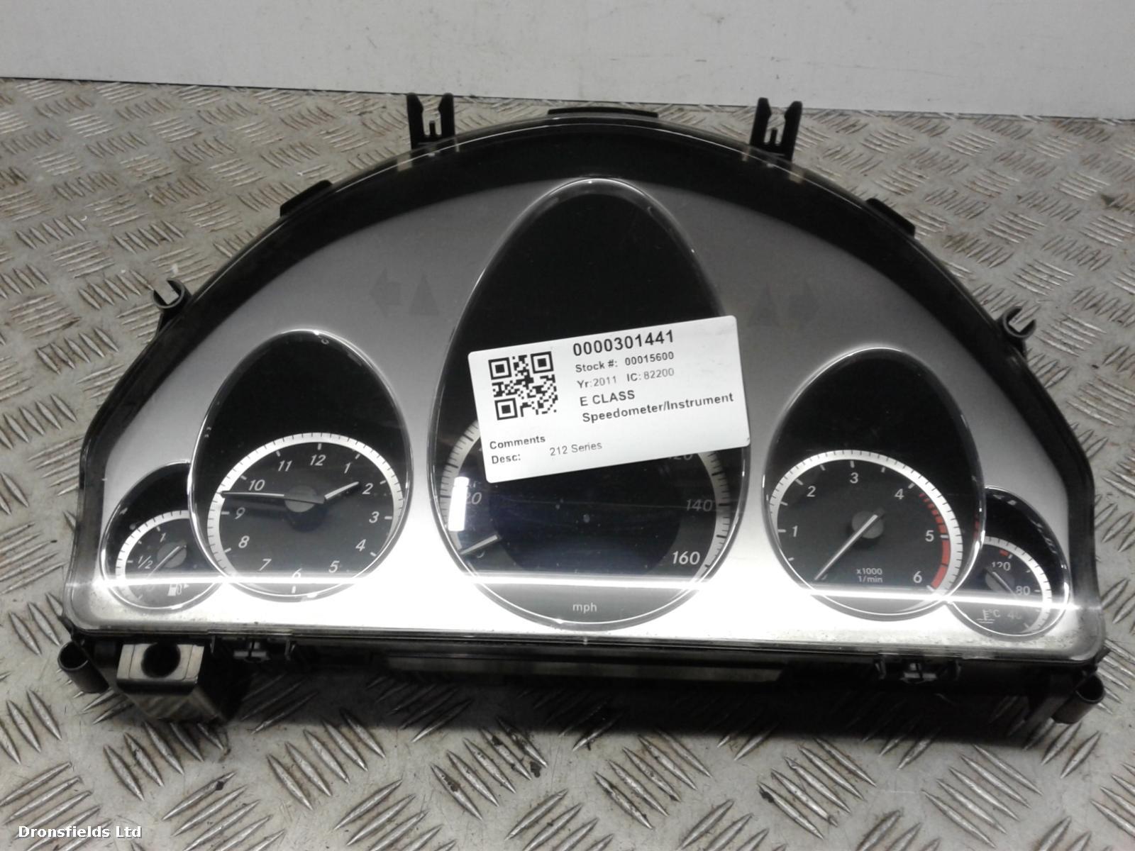 View Auto part Speedometer Mercedes E Class 2011