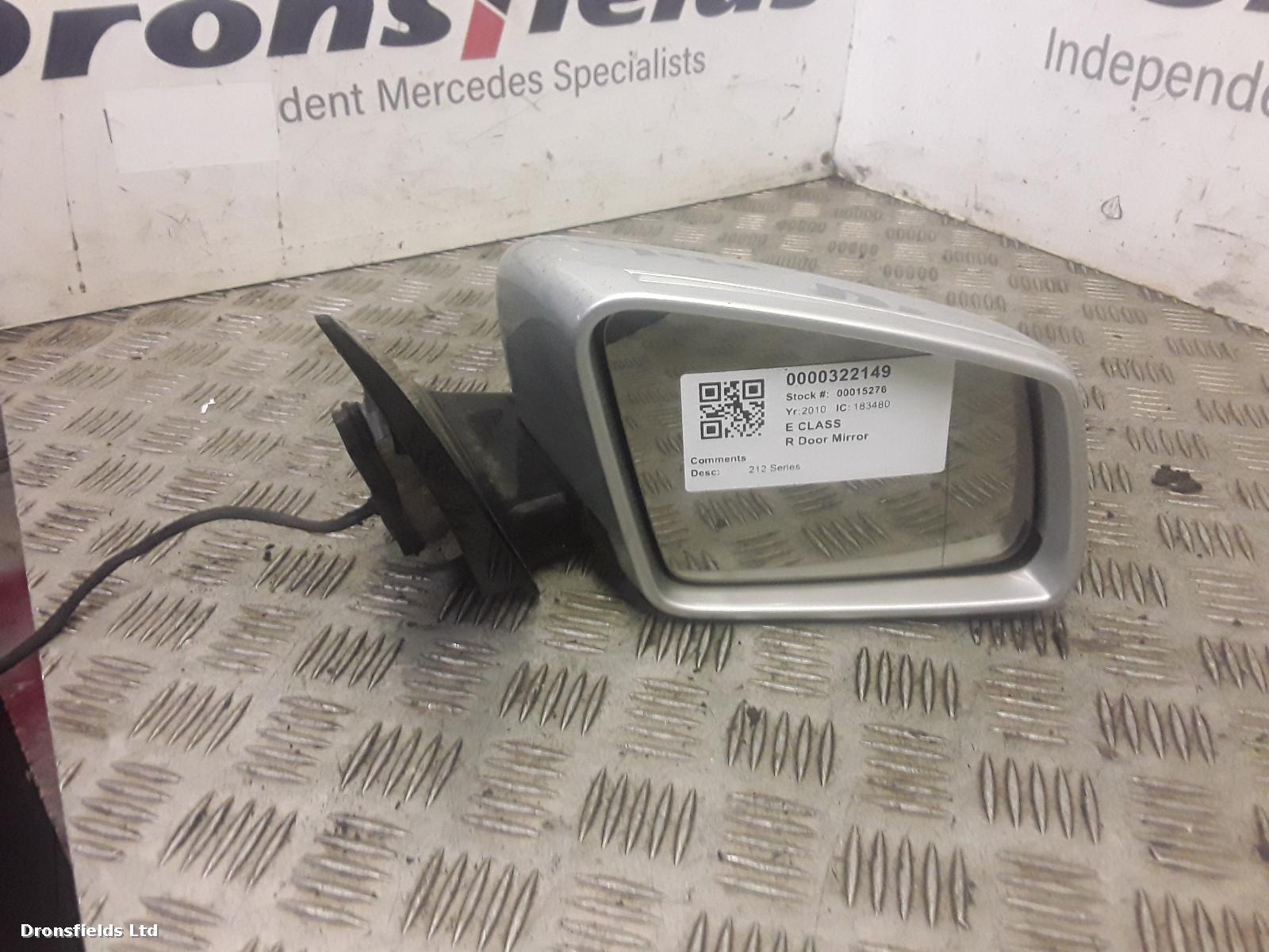 View Auto part R Door Mirror Mercedes E Class 2010