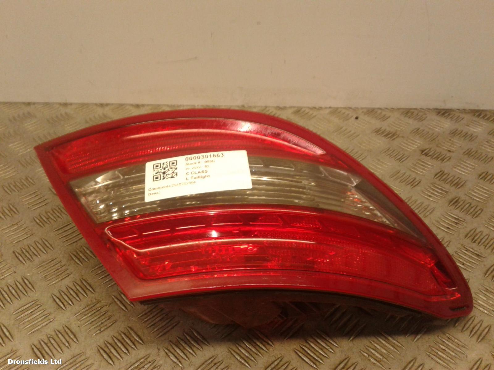 View Auto part L Taillight Mercedes C Class 2022