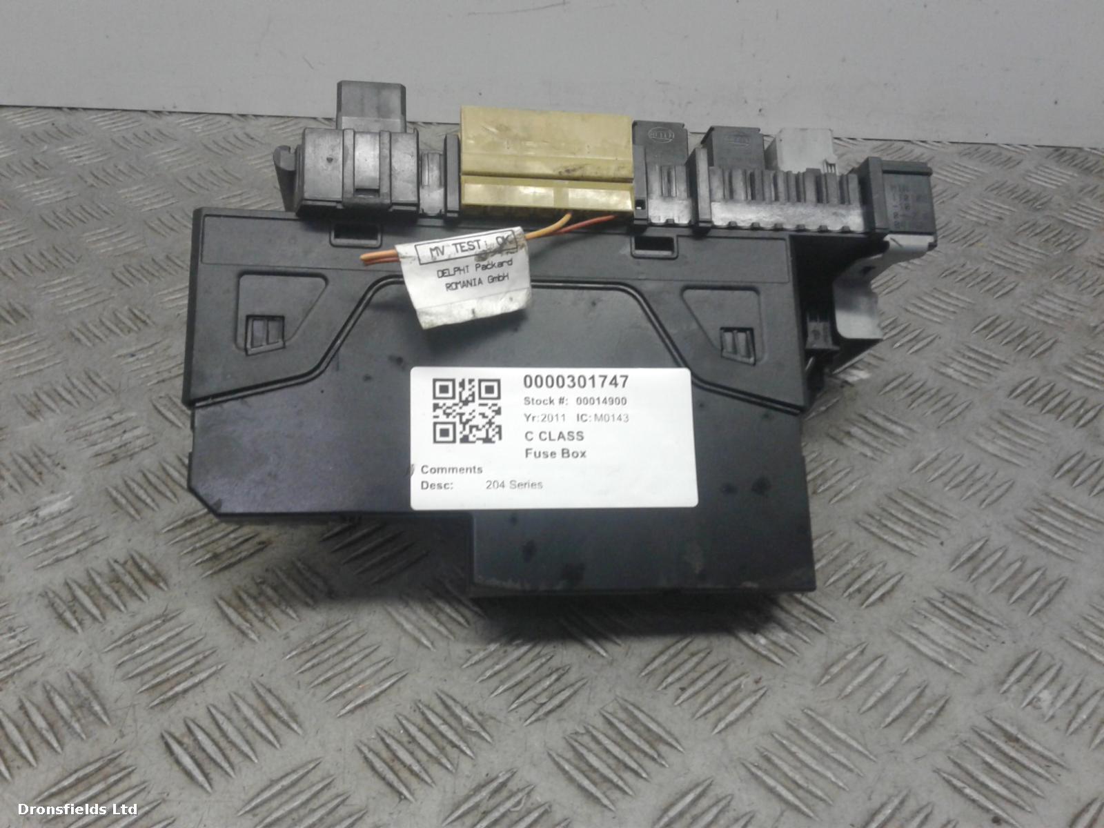 View Auto part Fuse Box Mercedes C Class 2011
