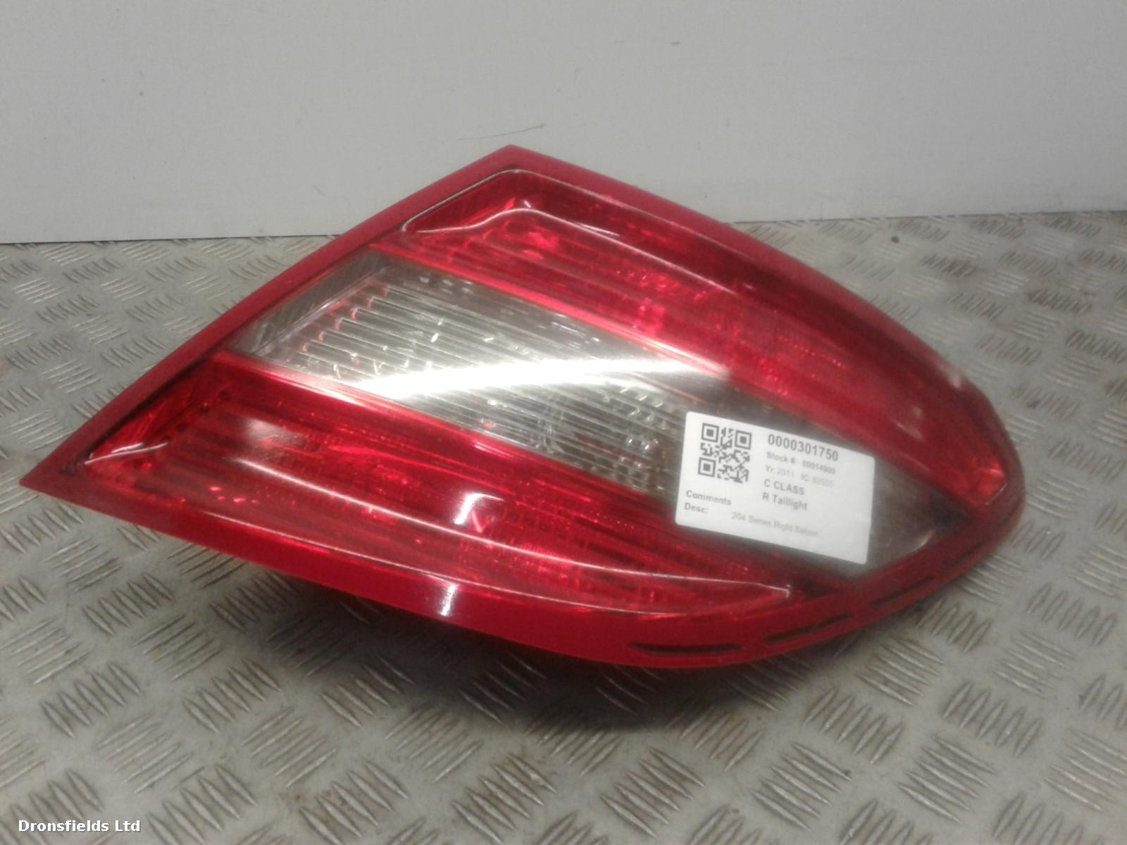 View Auto part R Taillight Mercedes C Class 2011