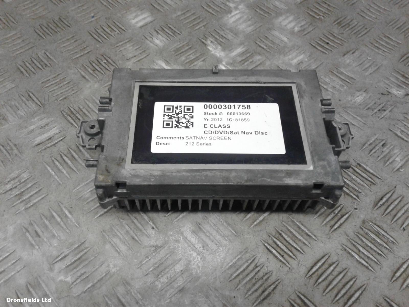 View Auto part CD Changer Mercedes E Class 2012