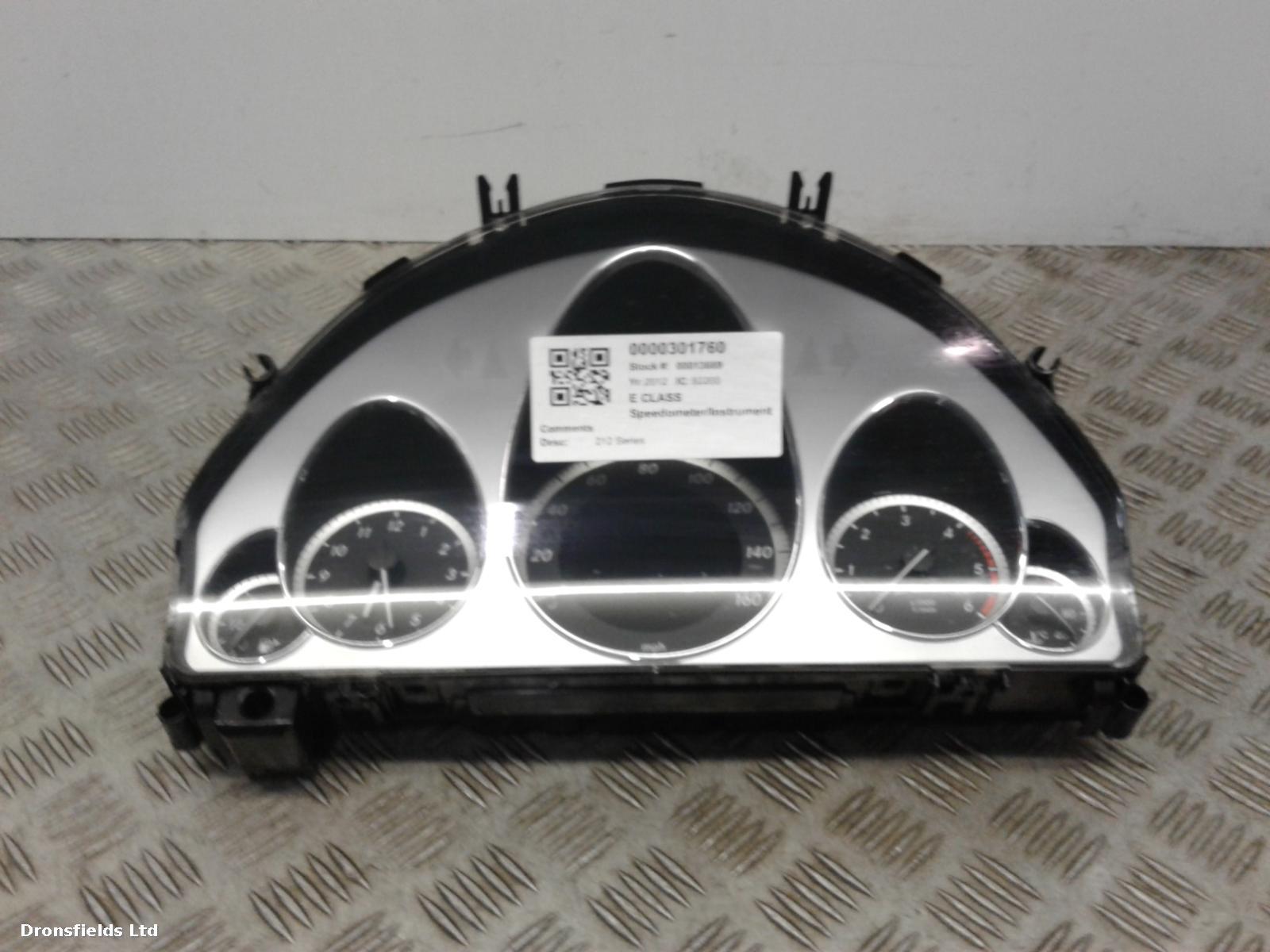 View Auto part Speedometer Mercedes E Class 2012