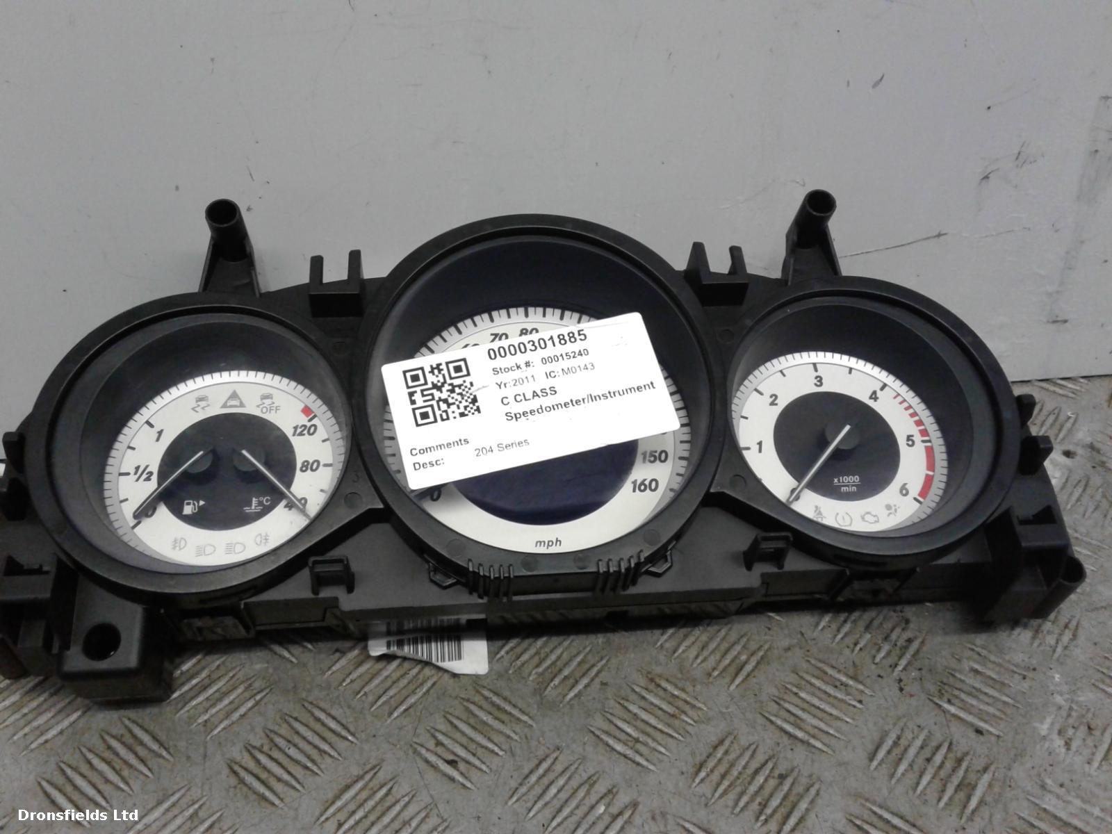 View Auto part Speedometer Mercedes C Class 2011