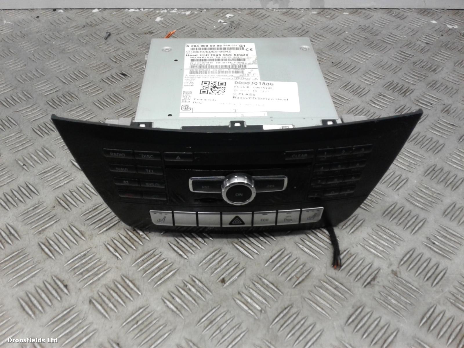 View Auto part A/V Equipment Mercedes C Class 2011