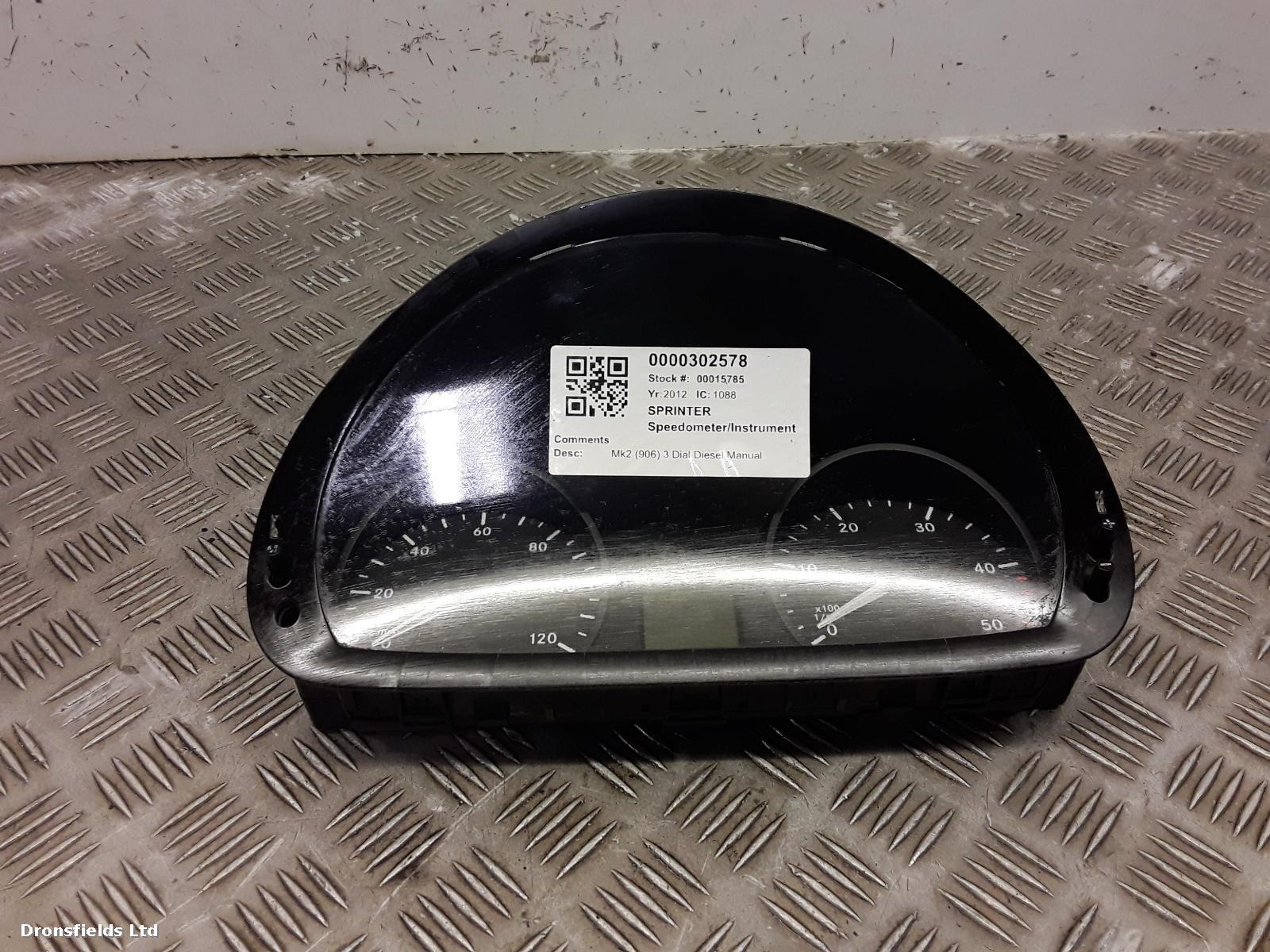 View Auto part Speedometer Mercedes Sprinter 2012
